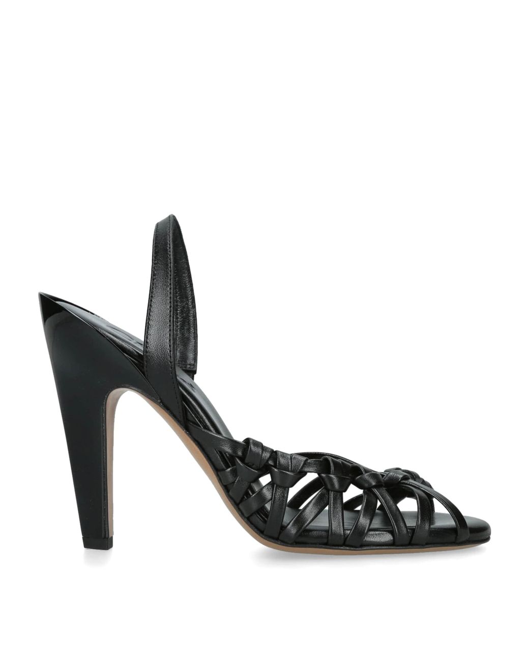 Chloé Black Leather Estra Slingback Pumps 100