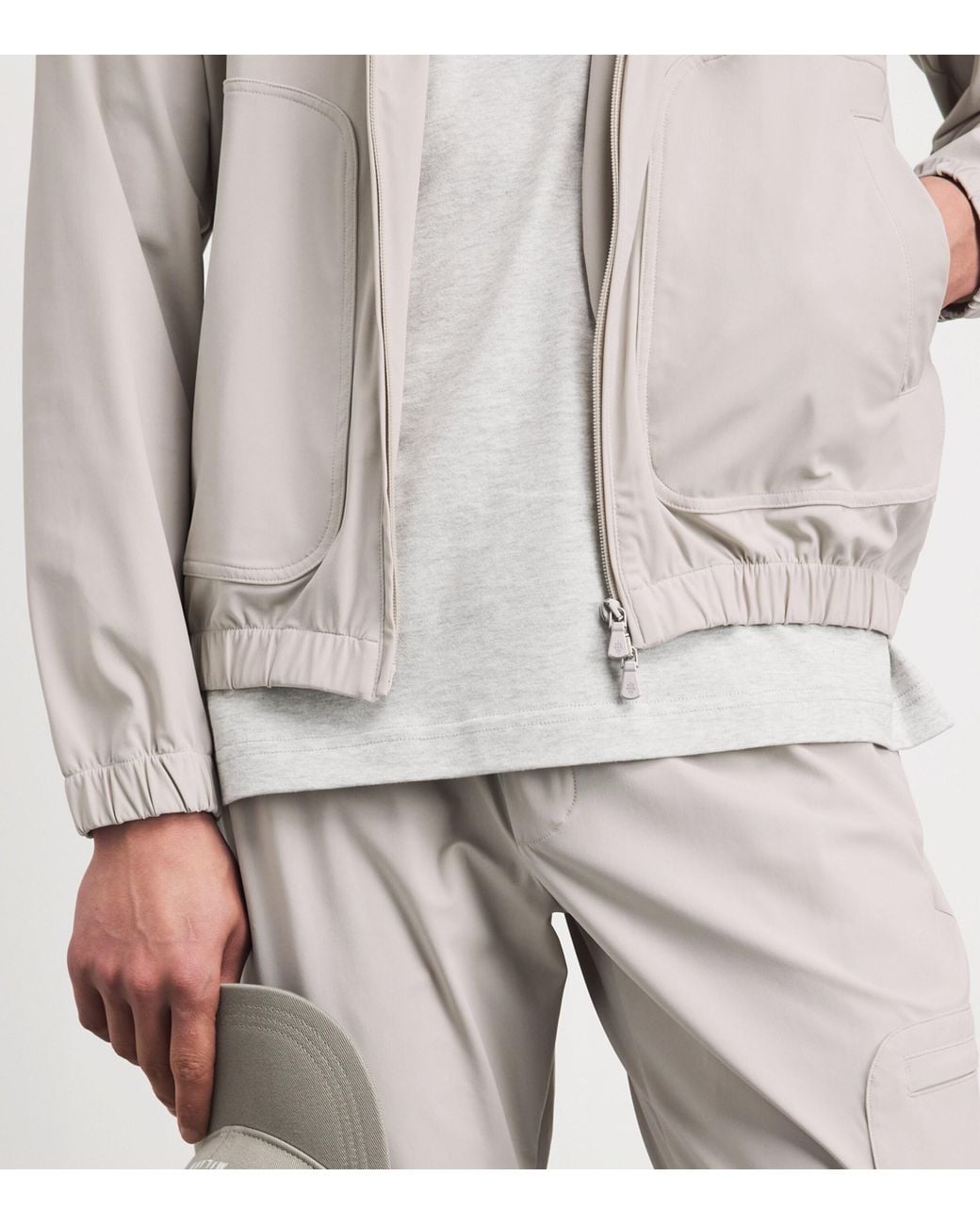 Eleventy Gray Technical Jacket for men