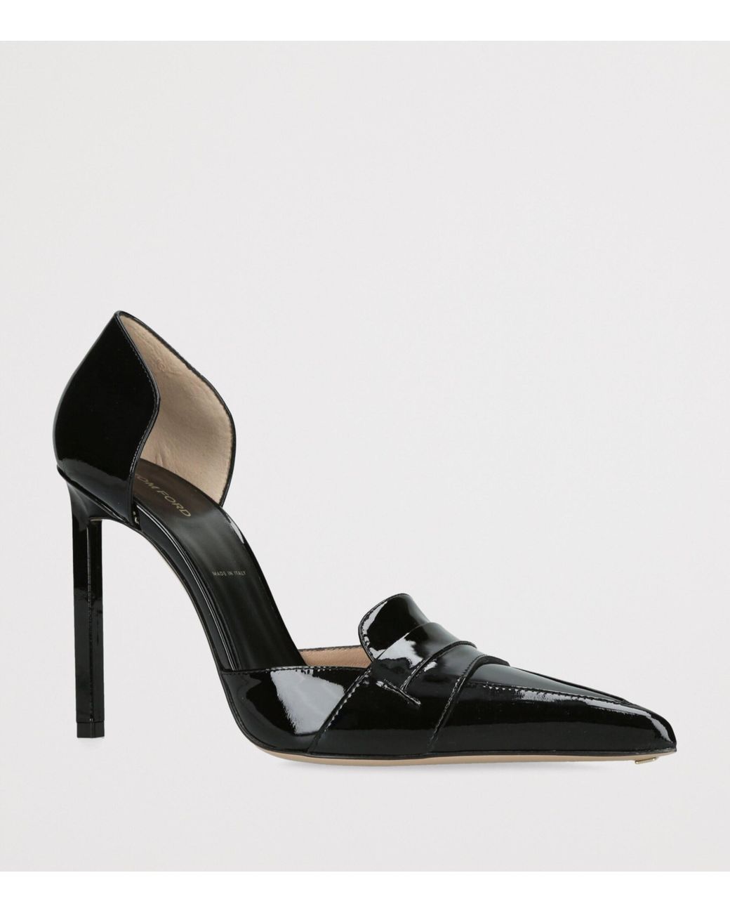Tom Ford Black Leather Eva D'Orsay Pumps 105