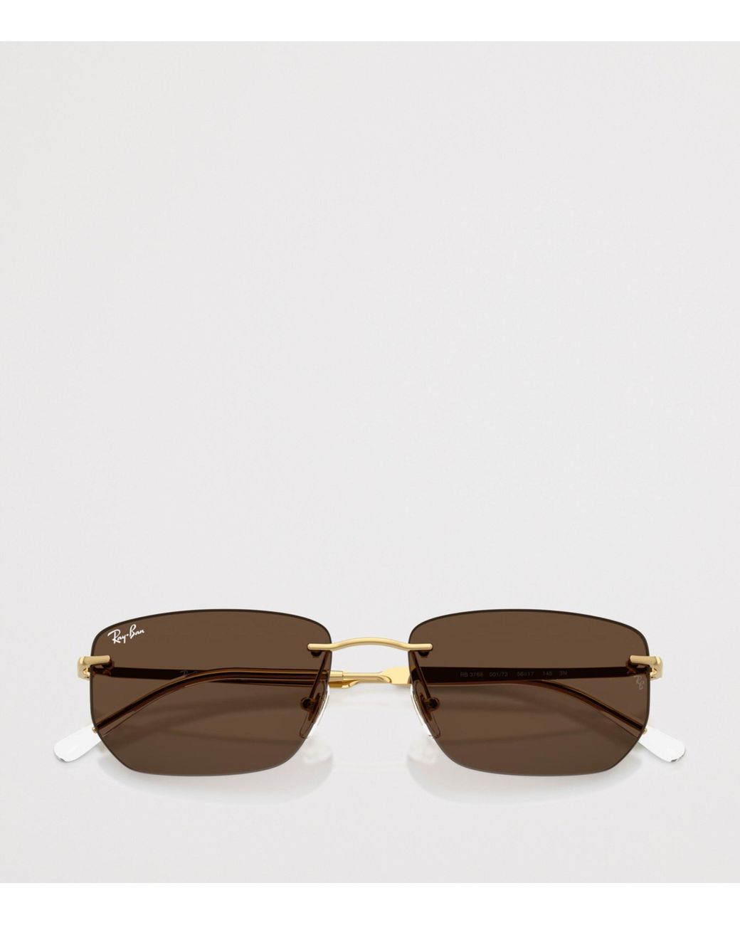 Ray-Ban Brown Rb3768 Metal Irregular Sunglasses