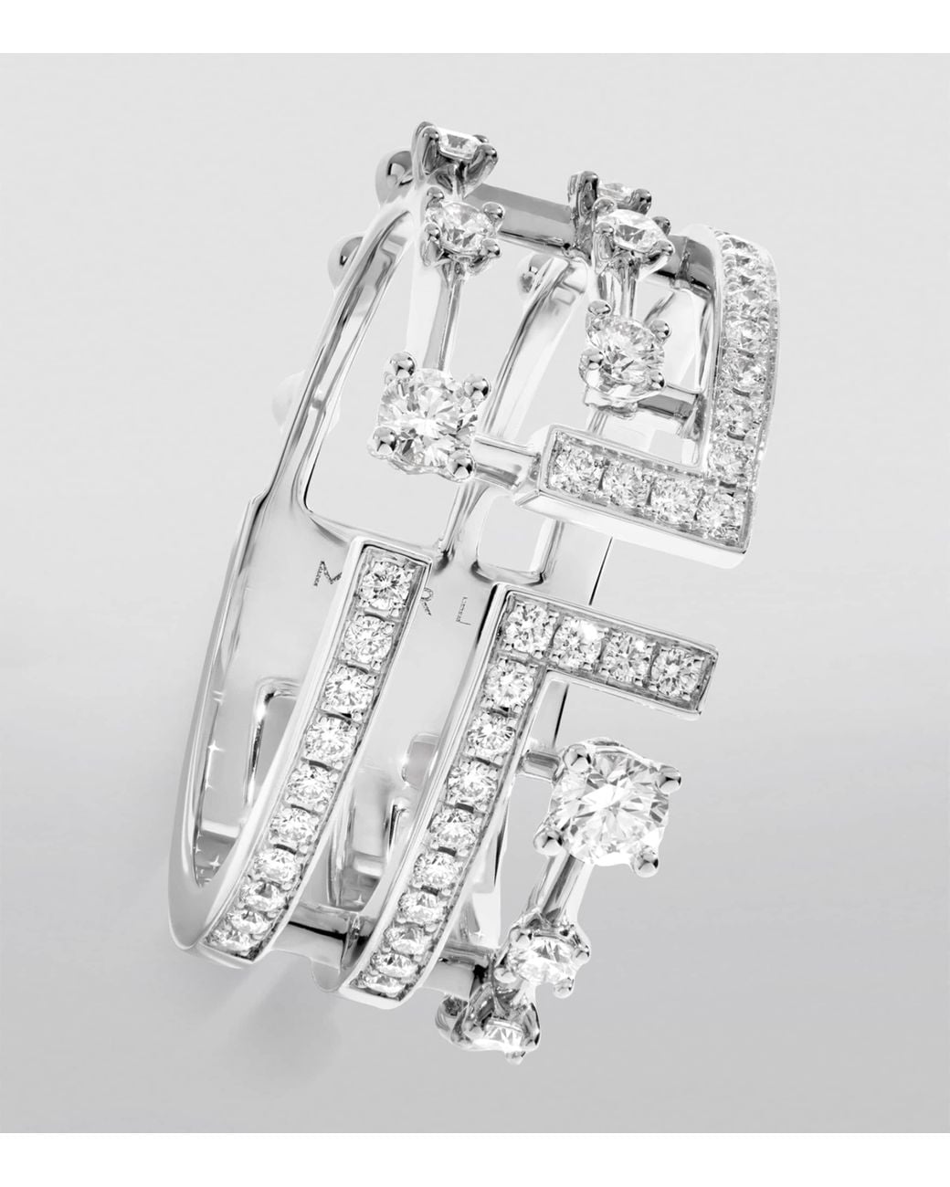 Marli New York White And Diamond Avenues Ring