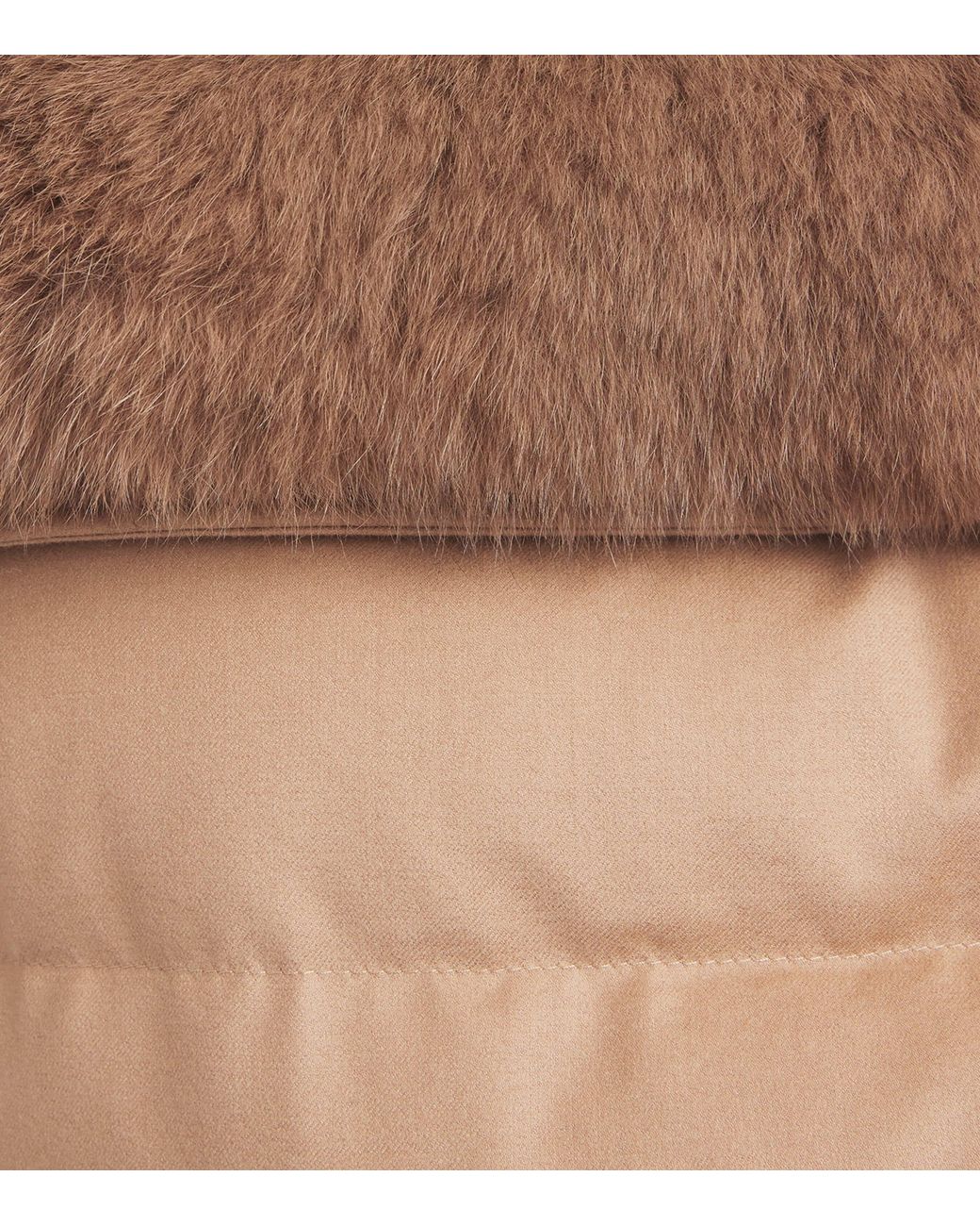Yves Salomon Natural Down-Virgin Wool-Mink Gilet