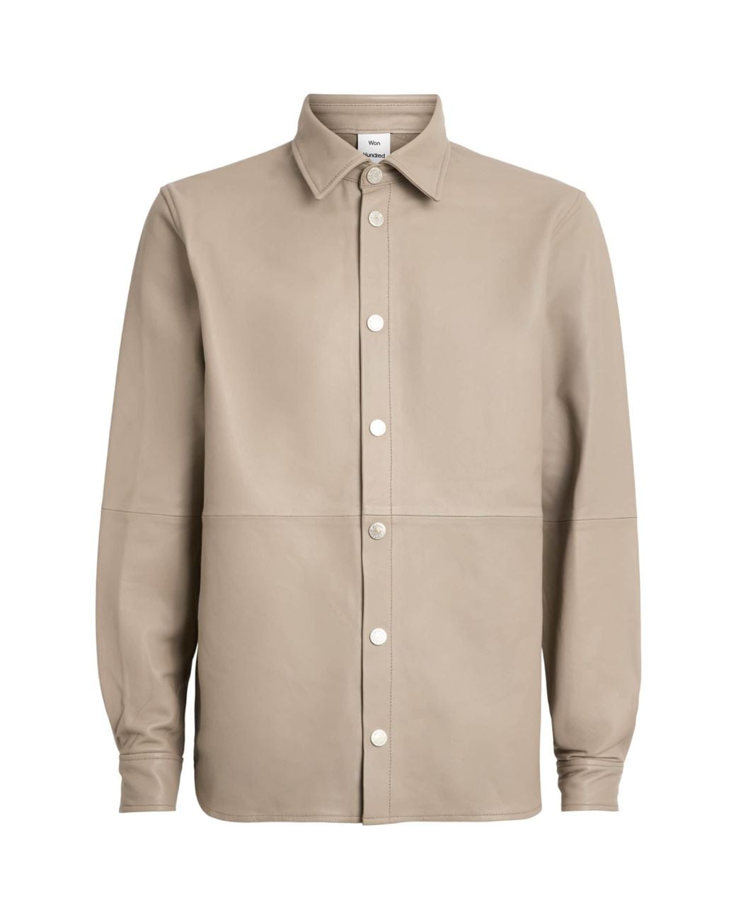 Won Hundred Natural Lambskin Adriel Shirt for men
