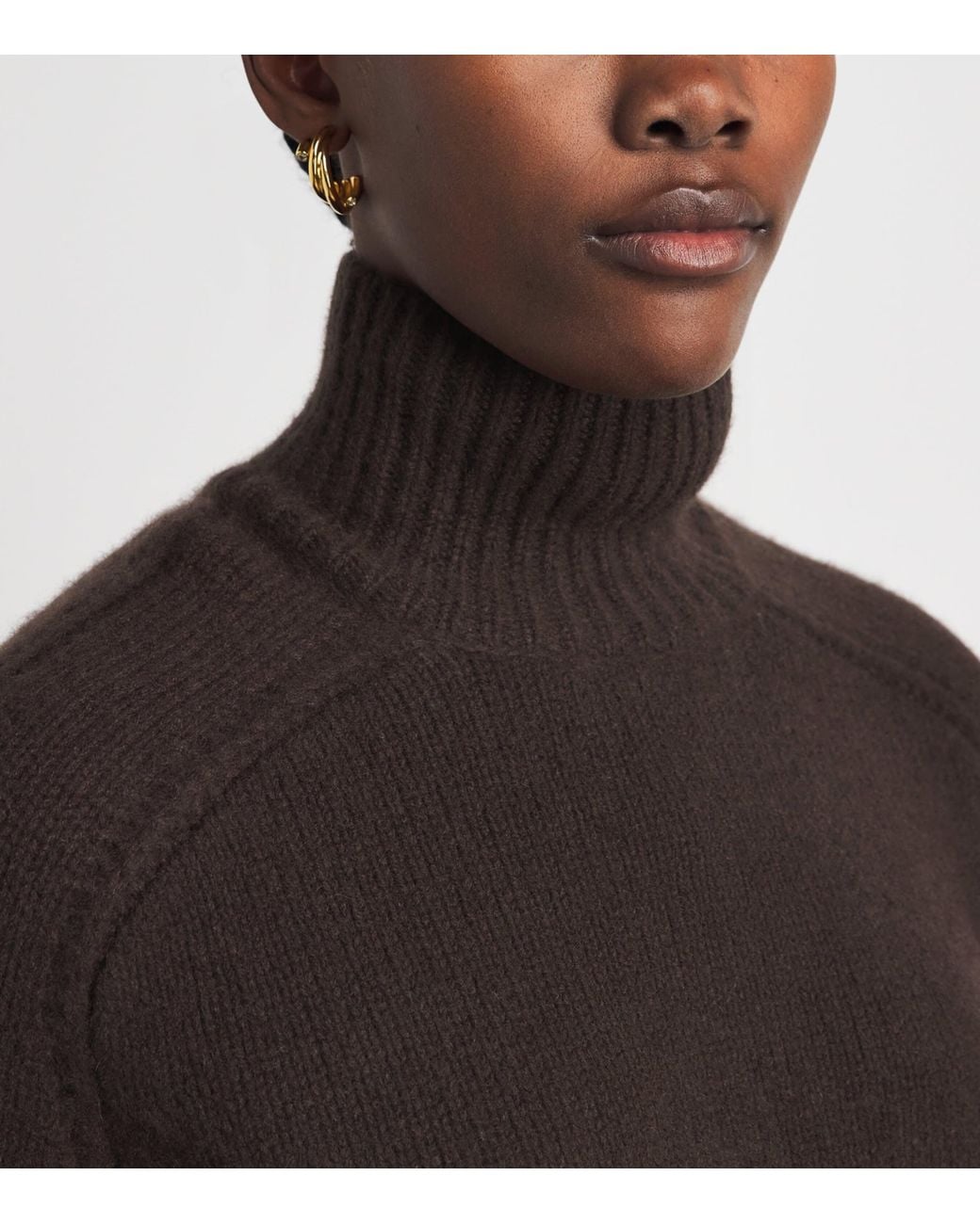 Joseph Brown Cashmere Rollneck Tilly Lofty Sweater