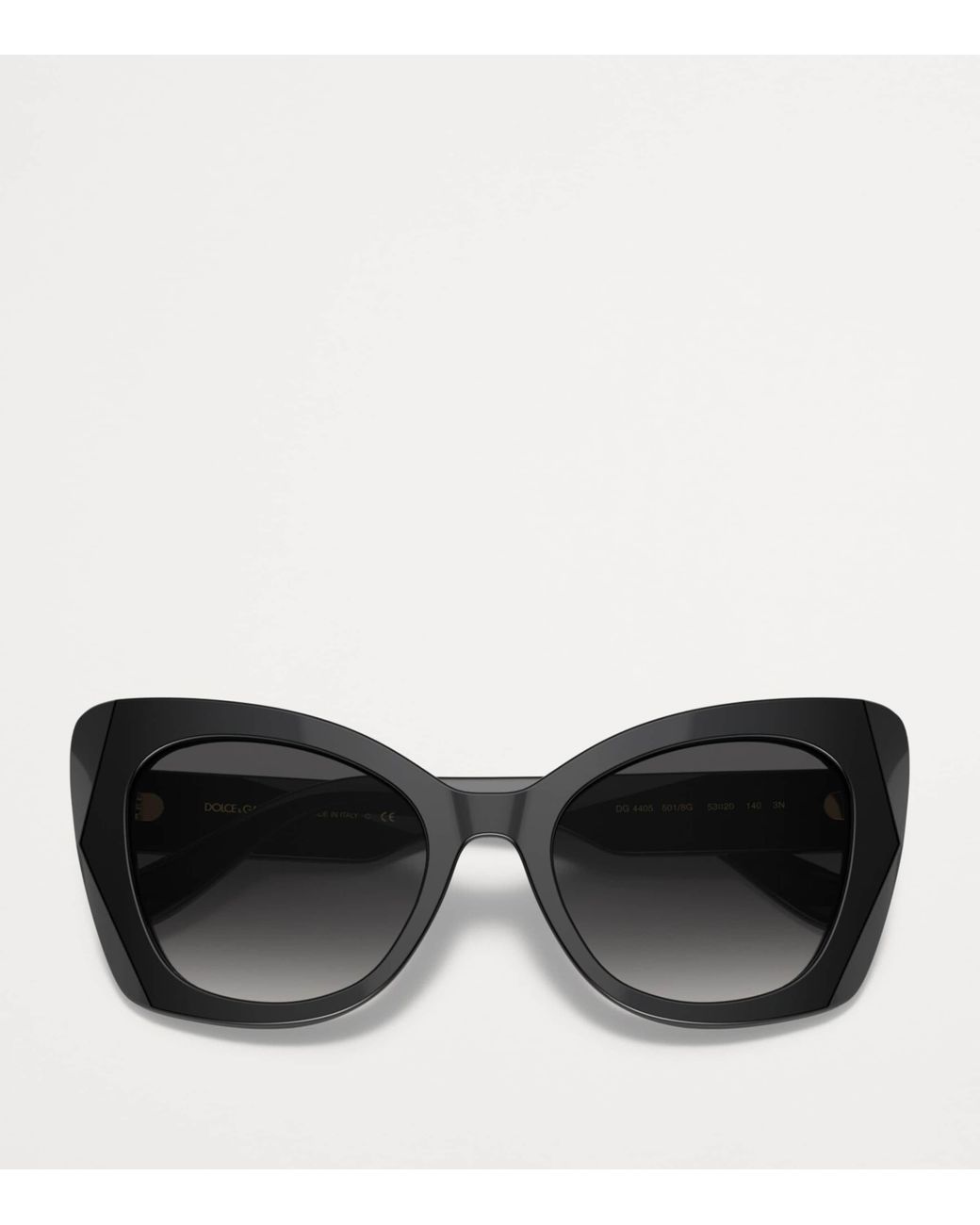 Dolce & Gabbana Black Acetate Cat-Eye Sunglasses