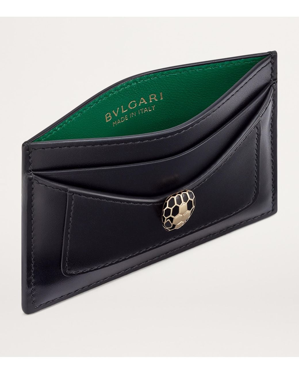 BVLGARI Black Serpenti Forever Card Holder
