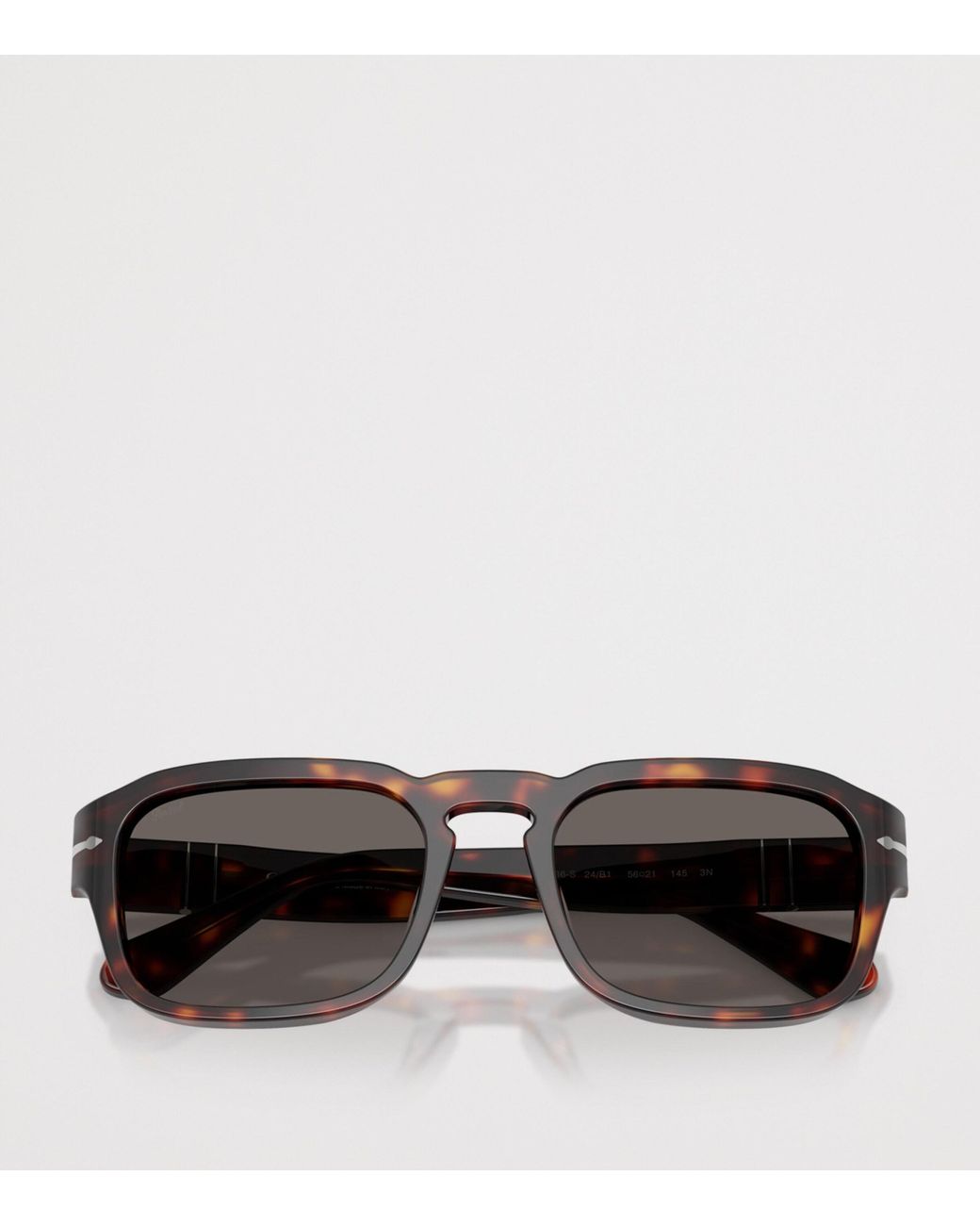Persol Gray Tortoiseshell Pillow Sunglasses