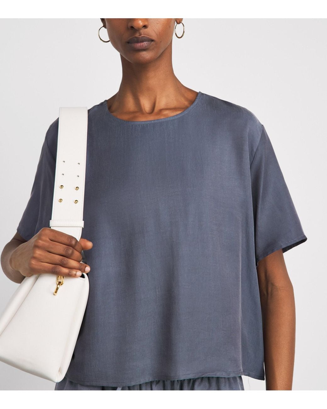 Leset Blue Kim Boxy T-Shirt