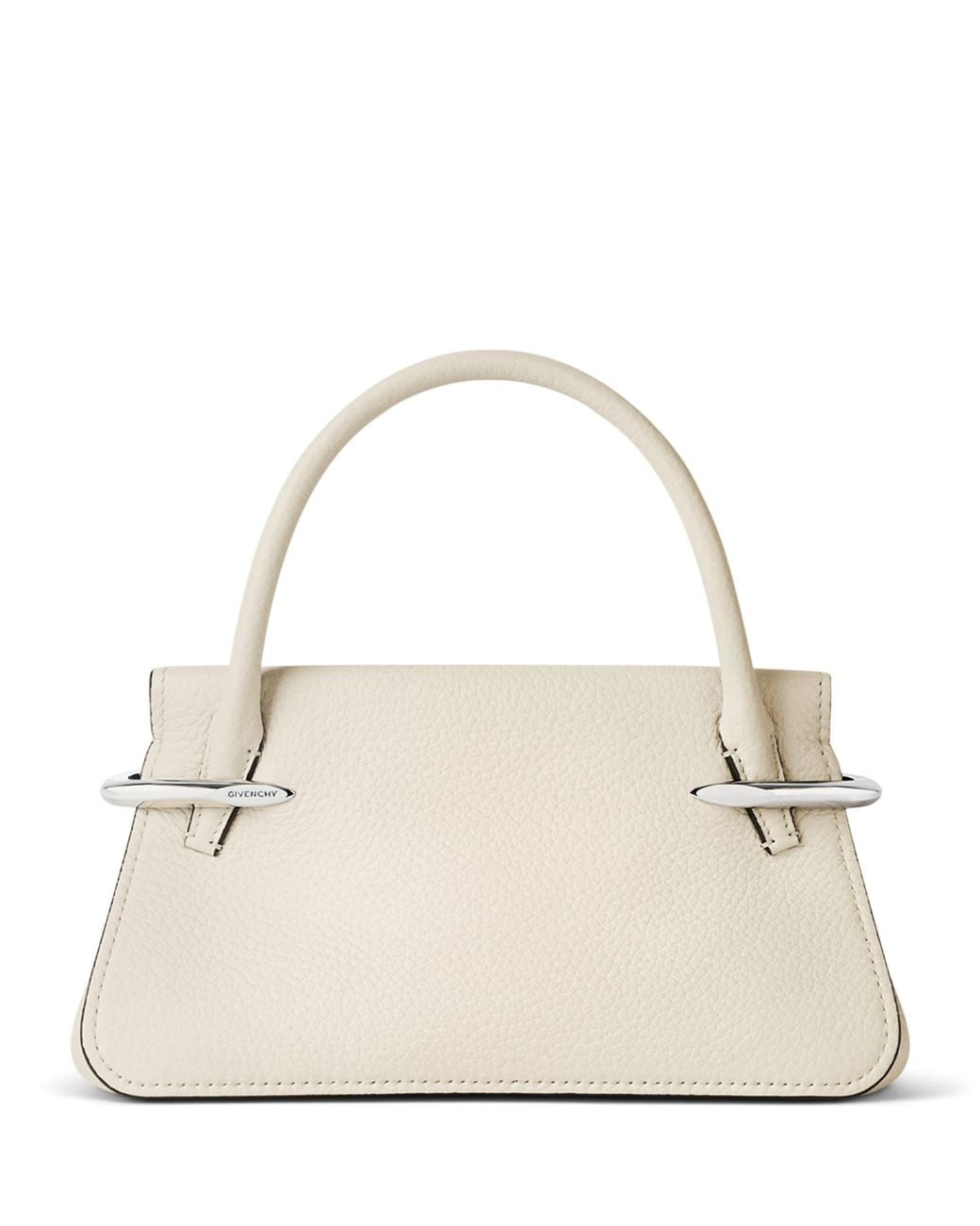 Givenchy Natural Mini Leather Pinch Top-Handle Bag