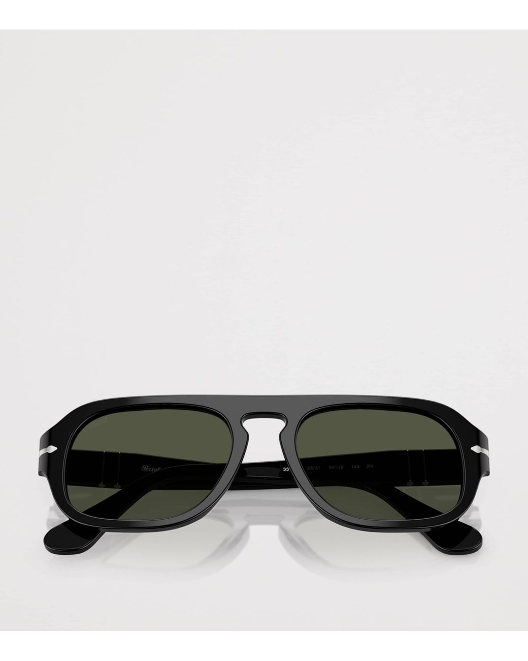 Persol Green Square Pilot Sunglasses