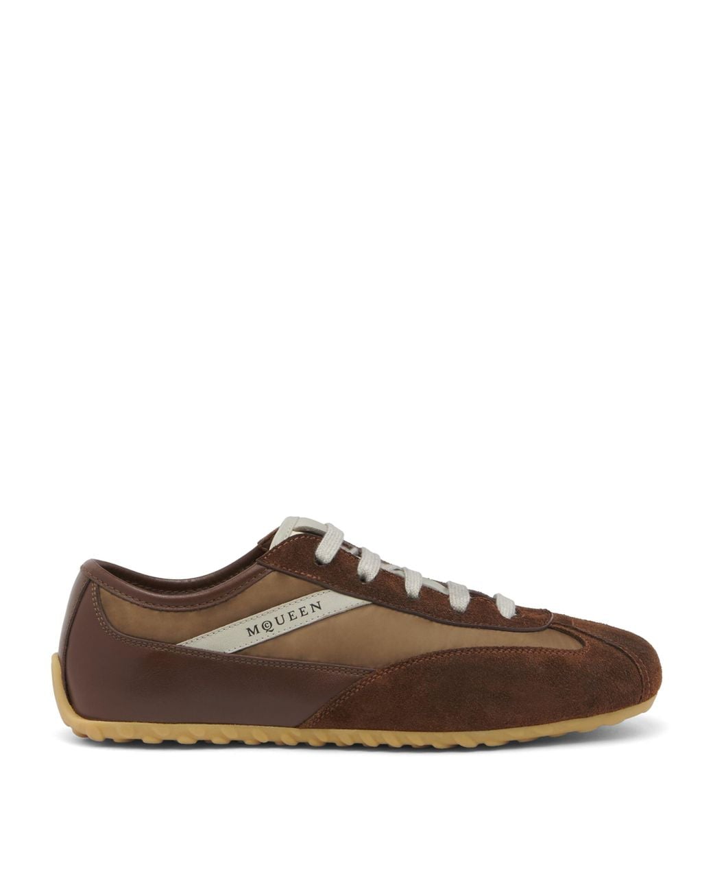 McQueen Brown Suede Boxe Sneakers