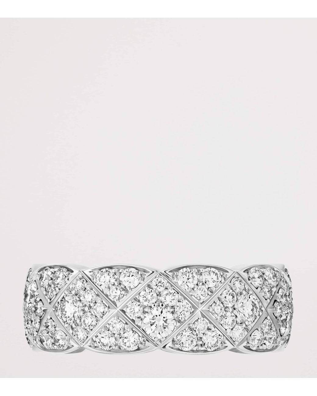 Chanel Metallic And Diamond Coco Crush Ring