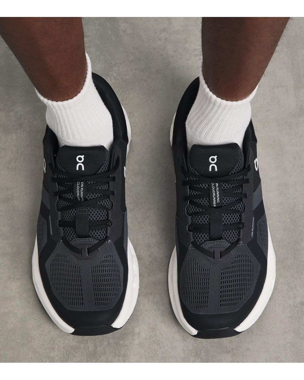 On Shoes Black Cloudrunner 2 Trainers for men