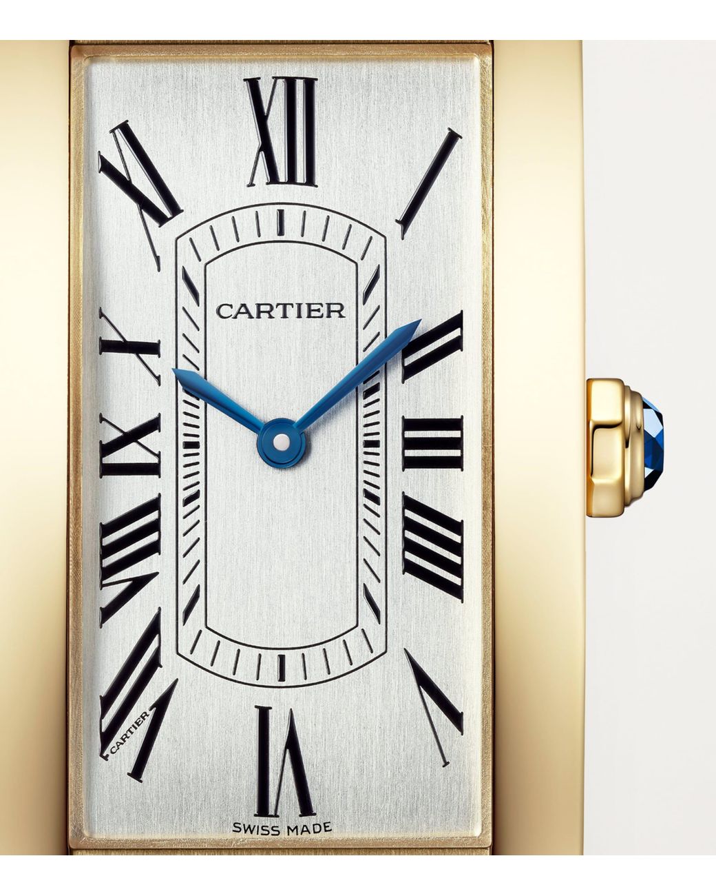 Cartier Blue Large Tank Américaine Watch