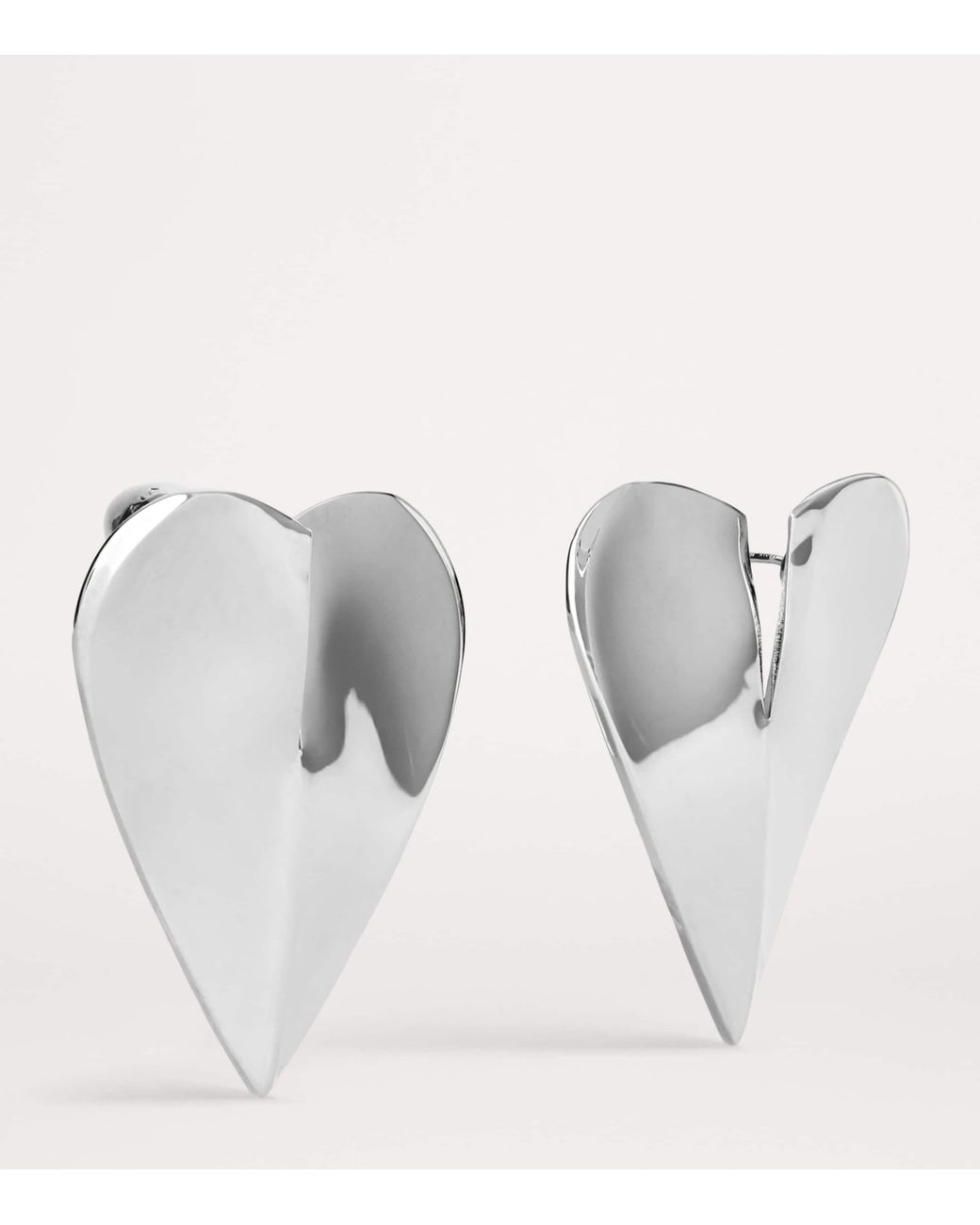 Alaïa Gray Le Coeur Stud Earrings