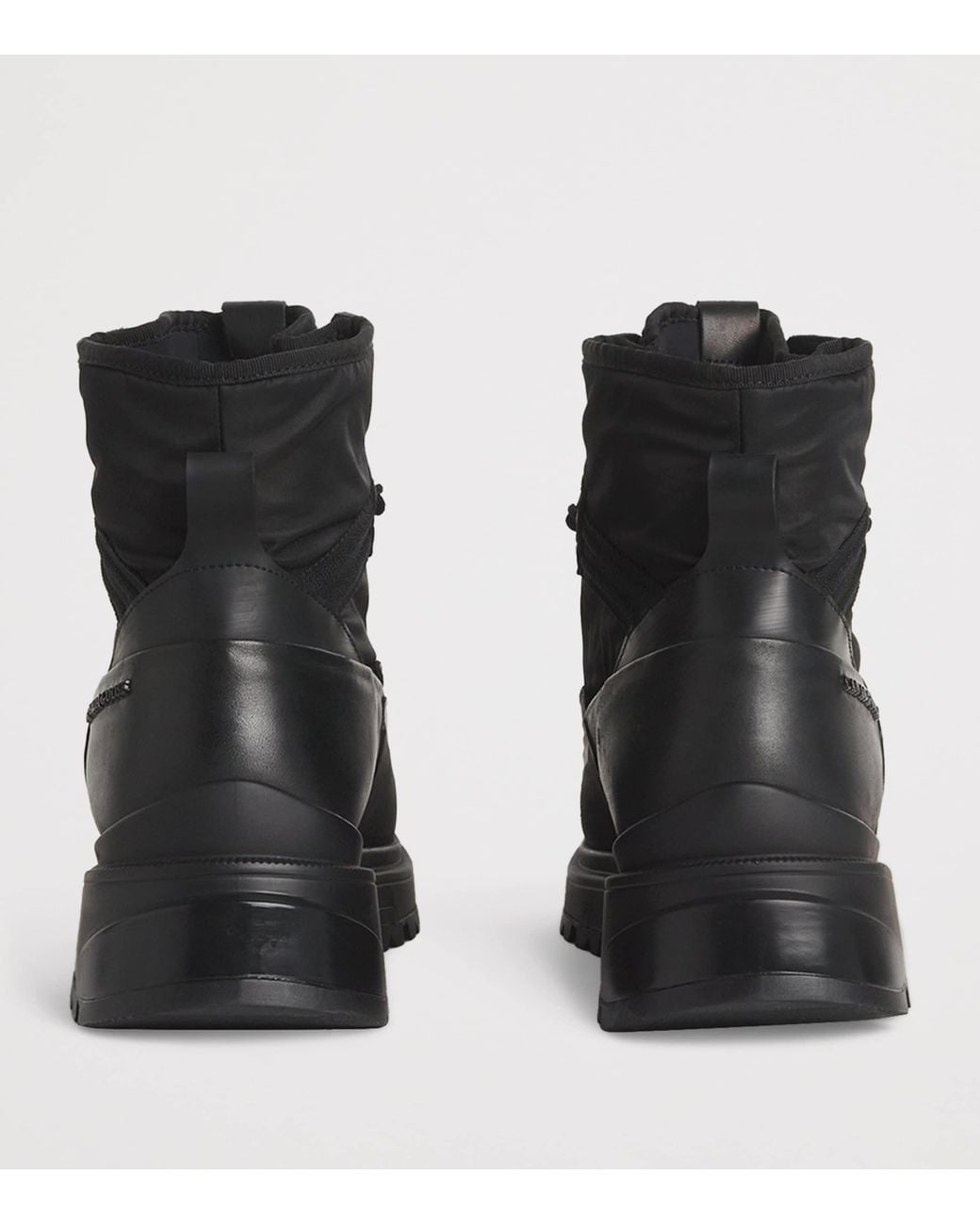 Canada Goose Black Leather Waterproof Keystone Boots for men