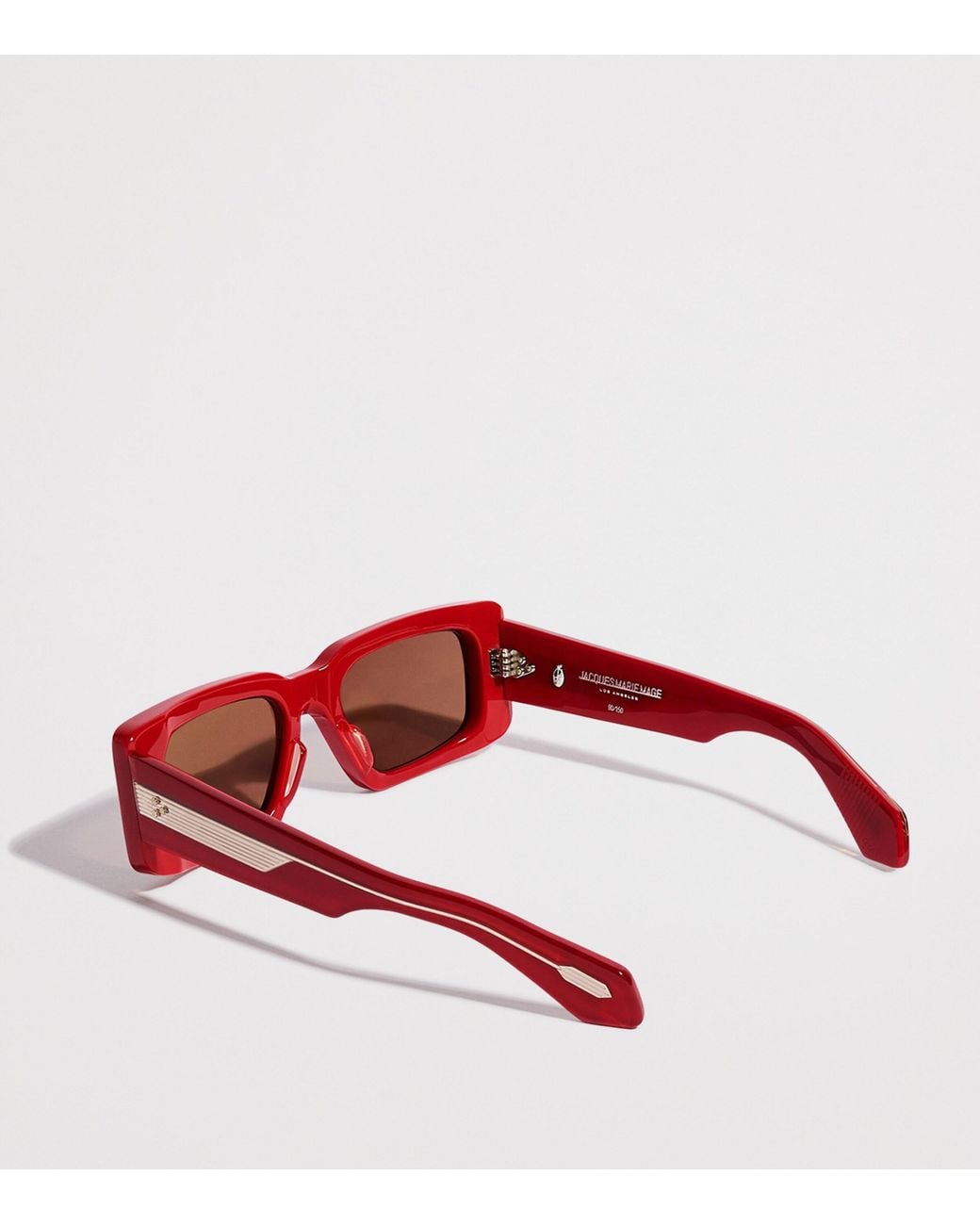 Jacques Marie Mage Red Acetate Supersonic Sunglasses for men