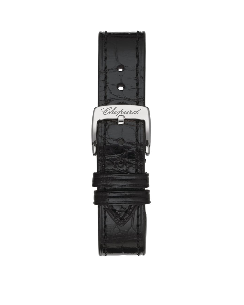 Chopard Metallic Stainless Steel And Diamond Happy Sport Automatic Watch