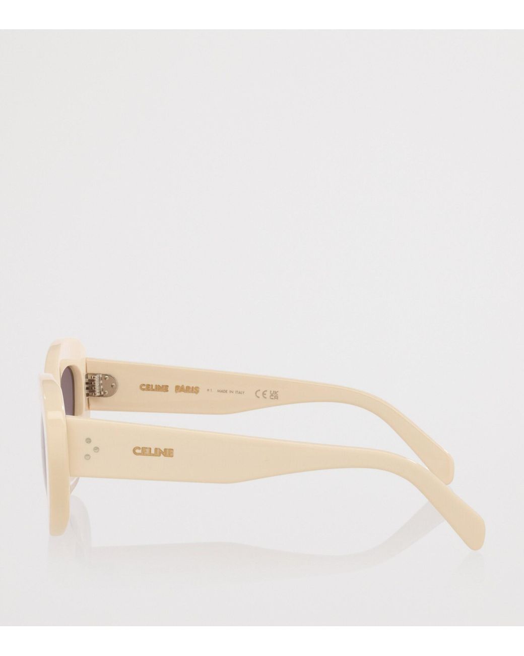 Céline Pink Oversized Cat Eye 3 Dots Sunglasses
