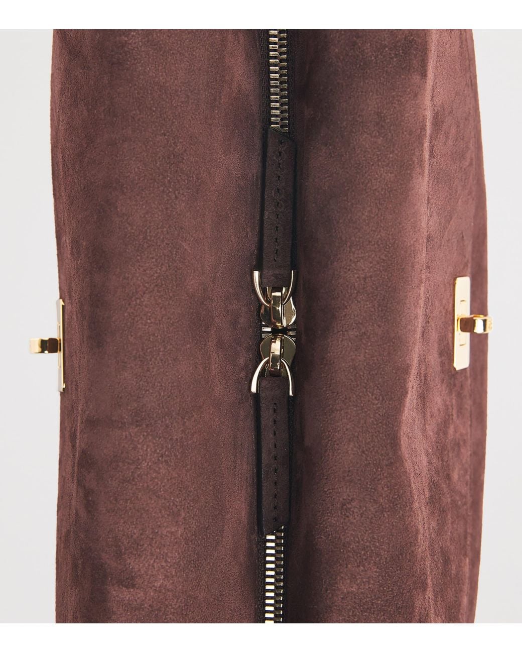 Sandro Purple Suede Le Grand Bazaar Top-Handle Bag