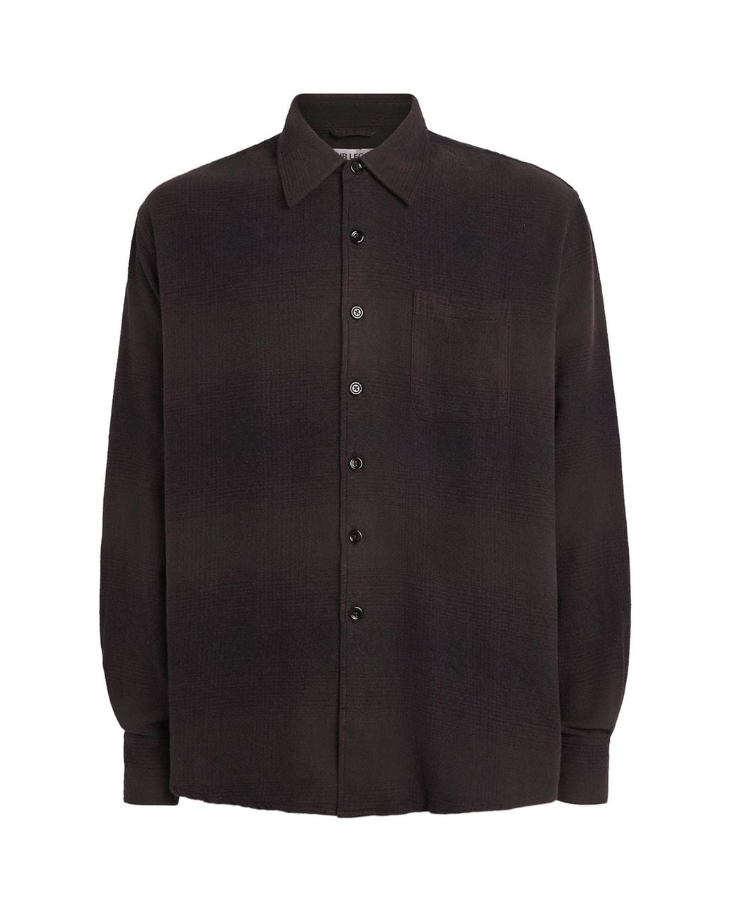 Our Legacy Black Check Above Shirt for men