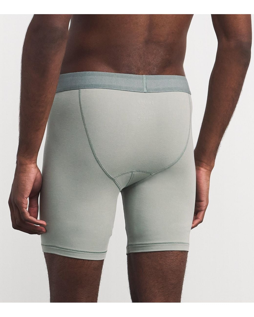 Skims Blue Stretch-Jersey Boxer Briefs for men