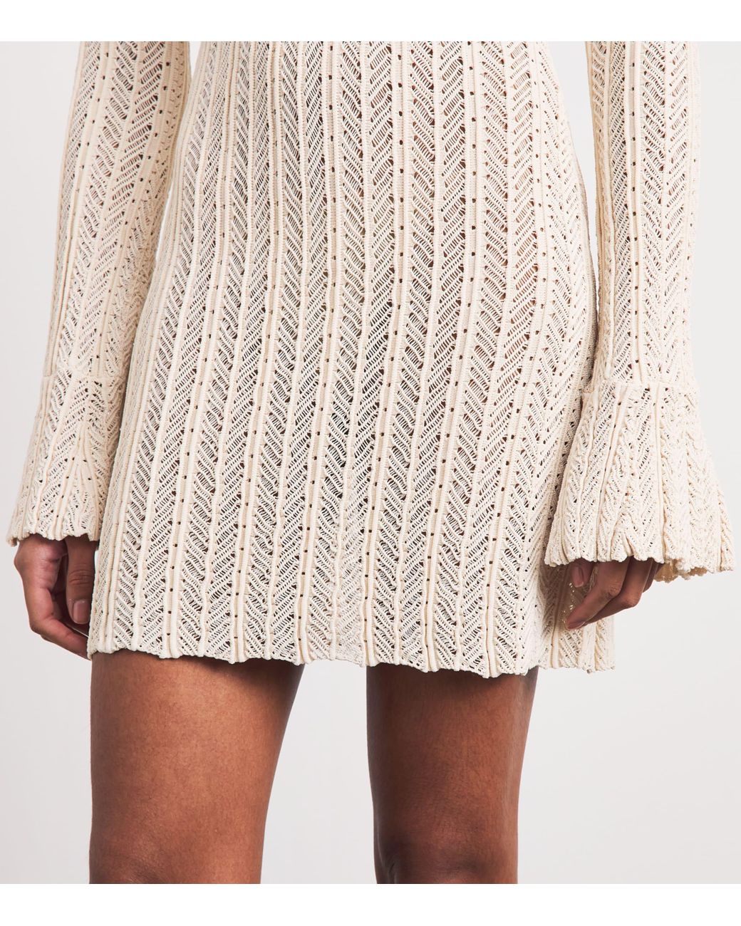 Devon Windsor Natural Knitted Davina Mini Dress