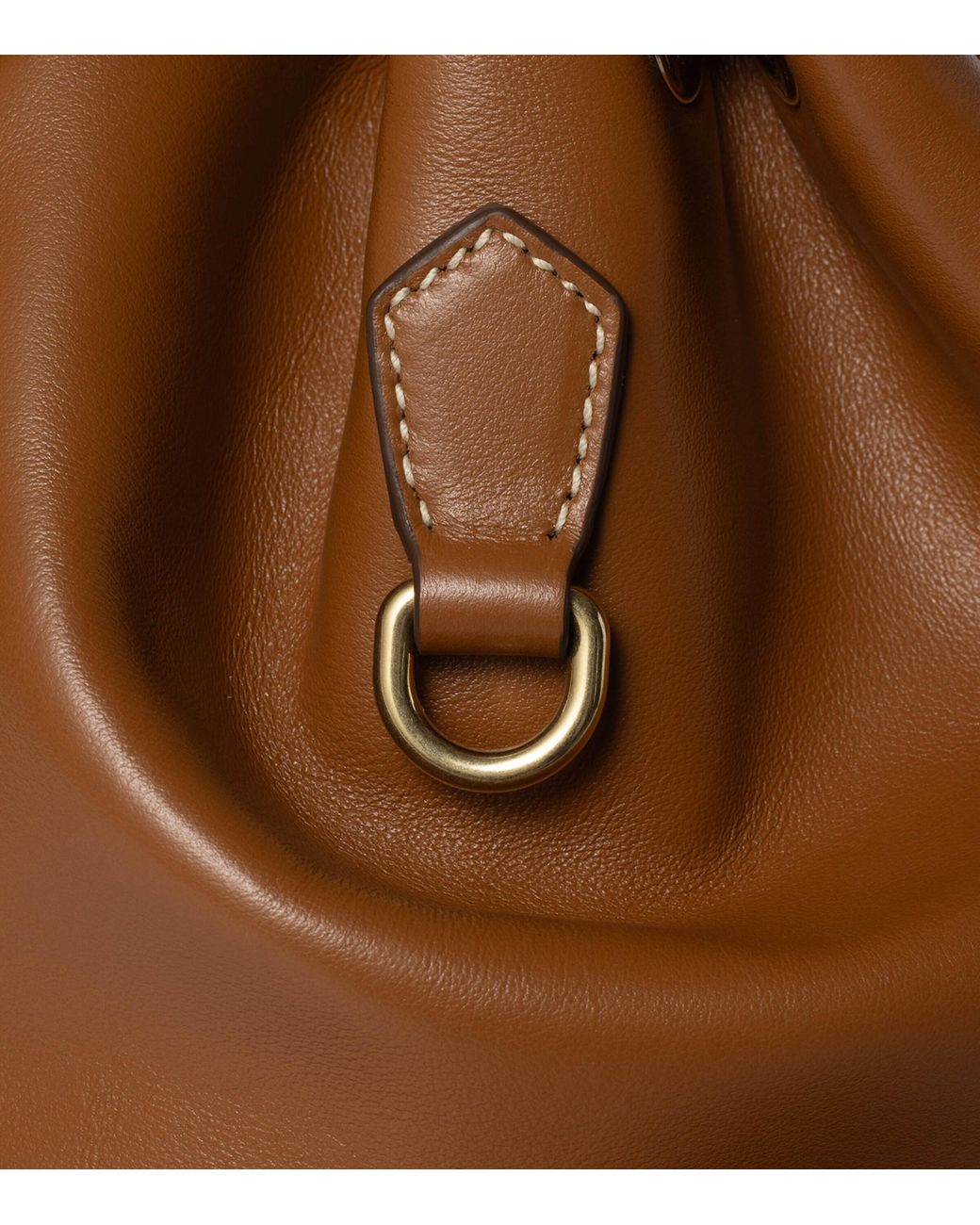 Miu Miu Brown Leather Backpack Medium