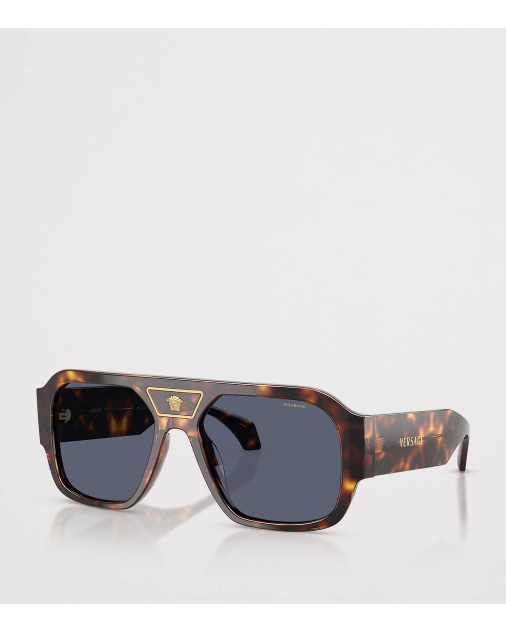 Versace Blue Acetate Ve4508U Square Sunglasses for men