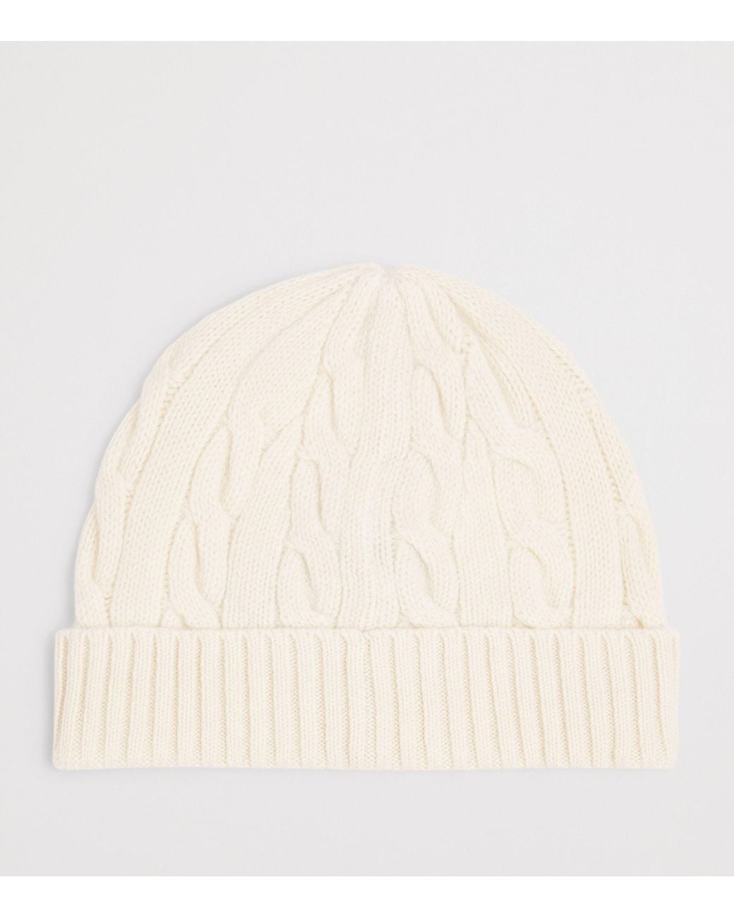 Polo Ralph Lauren Natural Wool-Cashmere Beanie for men