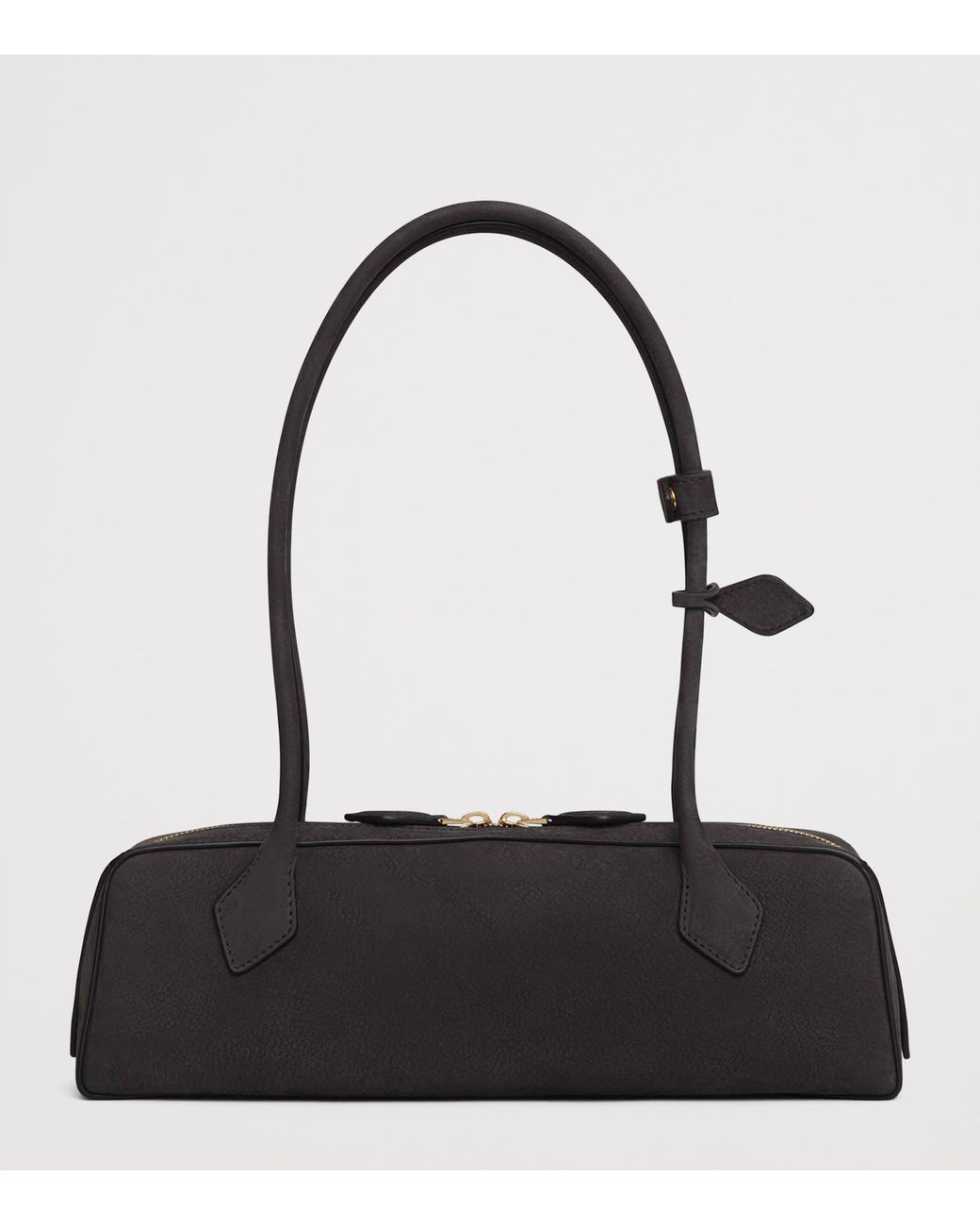 Alaïa Black Medium Suede Le Teckel Shoulder Bag