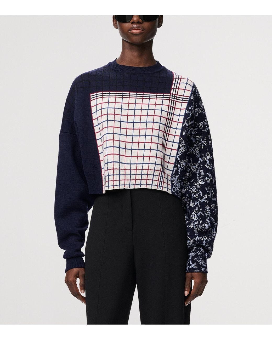 Loewe Blue X Cosima Von Bonin Jacquard Sweater