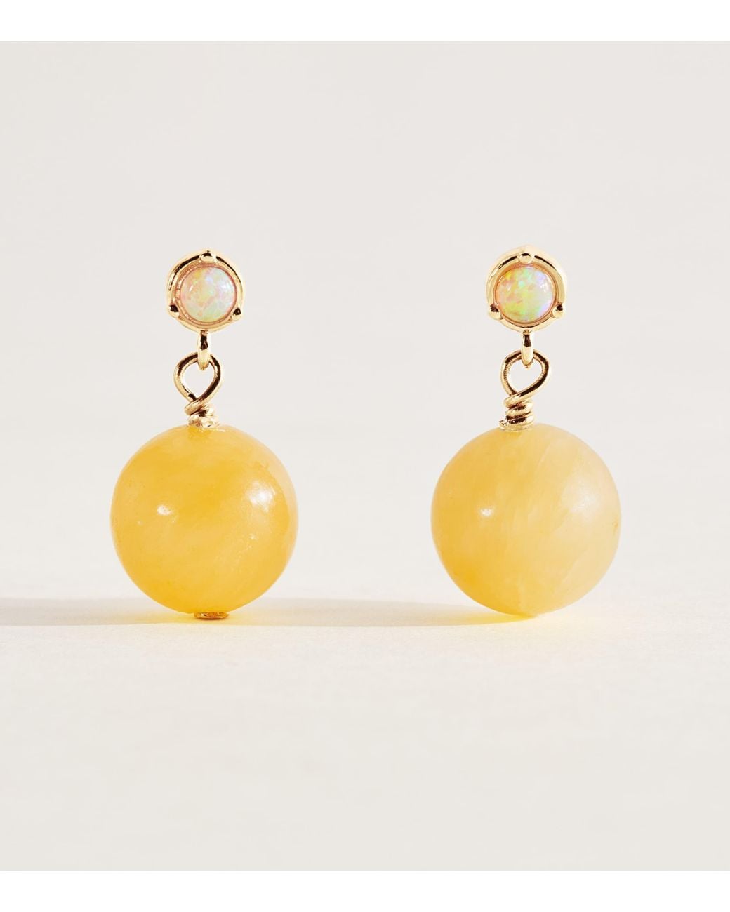 Anni Lu Metallic Plated Beaded Ball Stud Earrings
