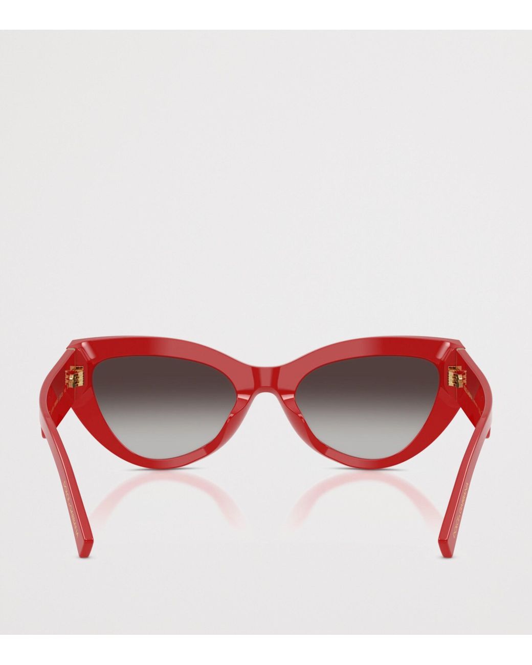 Dolce & Gabbana Red Cat-Eye Sunglasses