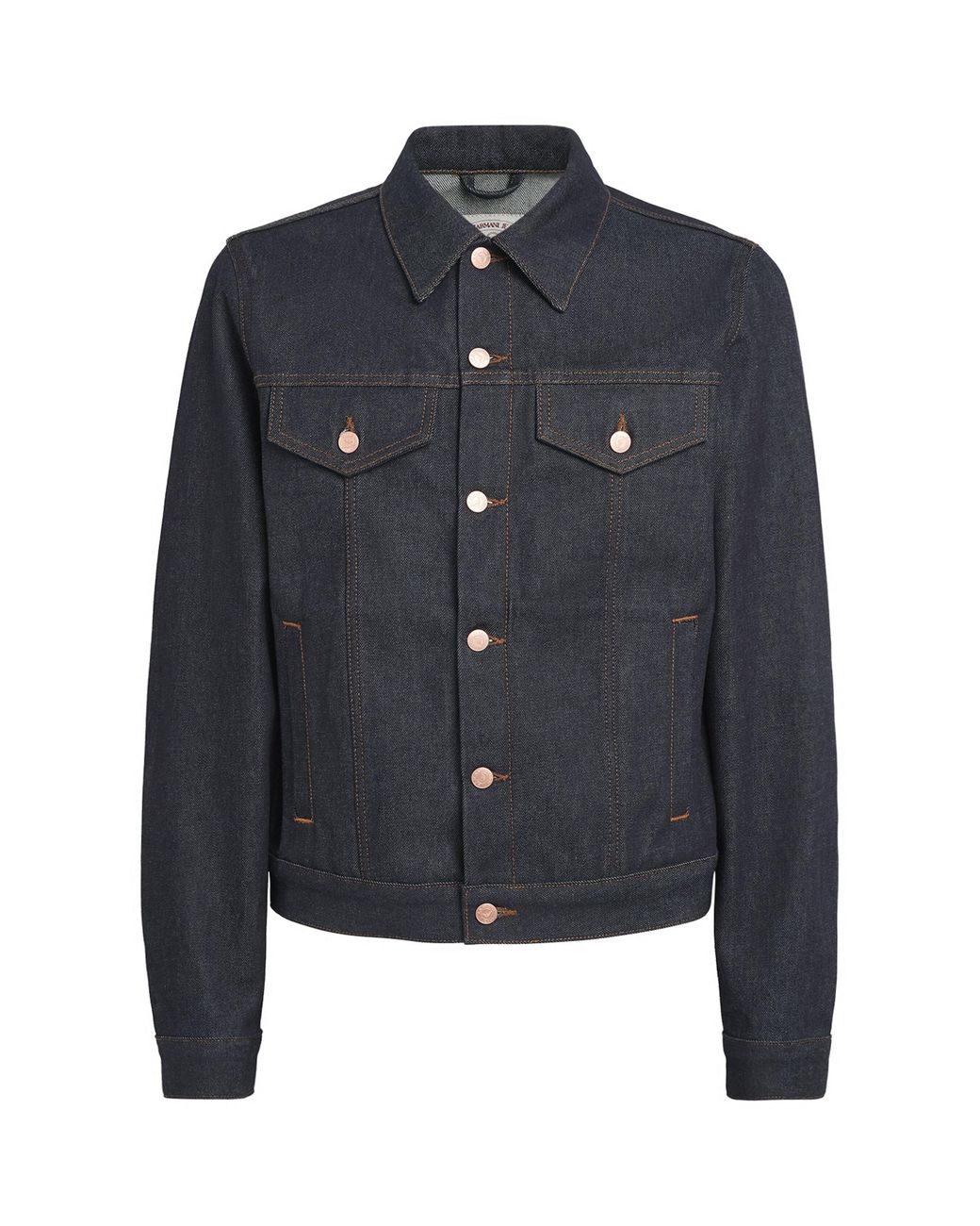 Emporio Armani Blue Blouson Denim Jacket for men