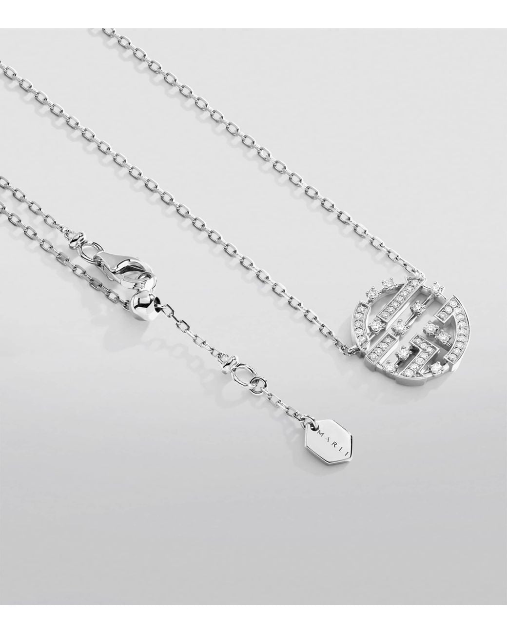 Marli New York White And Diamond Avenues Necklace
