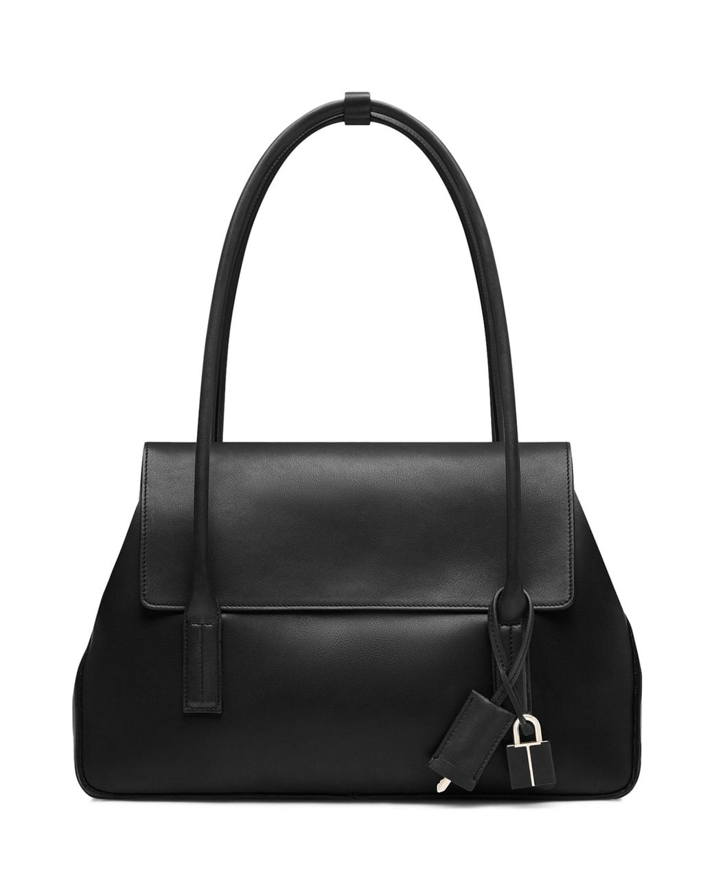 Tom Ford Black Medium Leather Eclipse Shoulder Bag