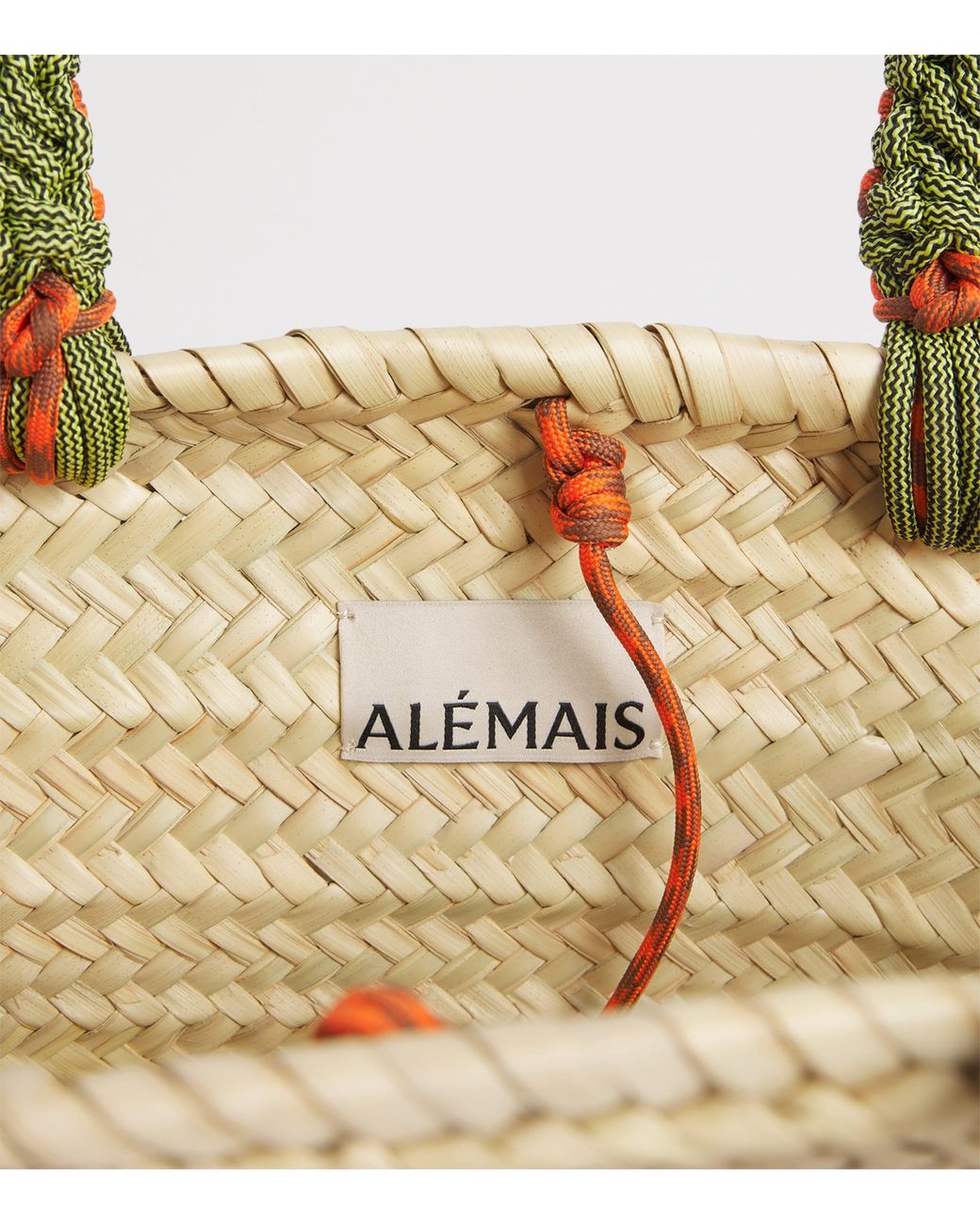 ALÉMAIS Metallic Embroidered Island Cove Tote Bag
