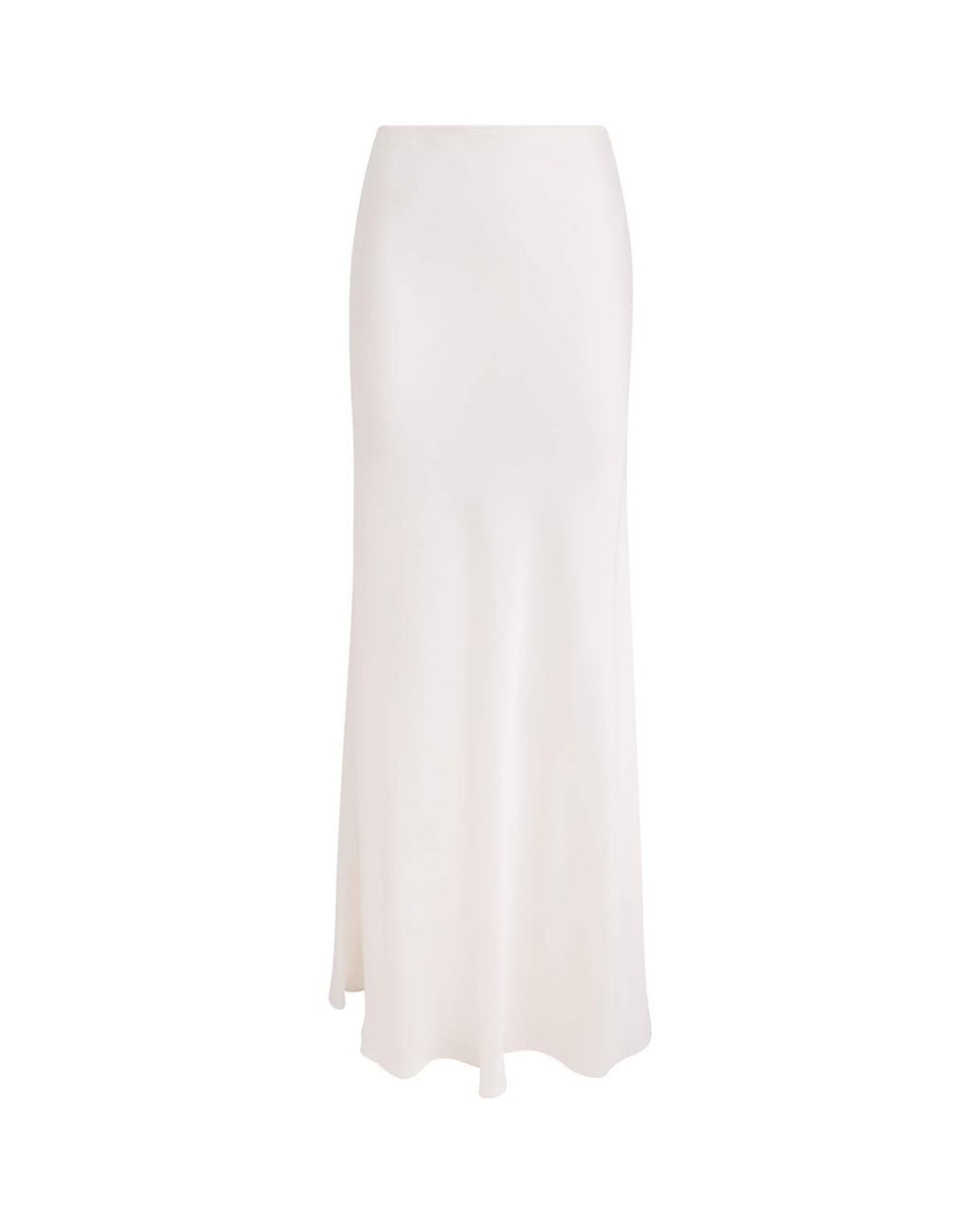 Fabiana Filippi White Satin Enver Maxi Skirt