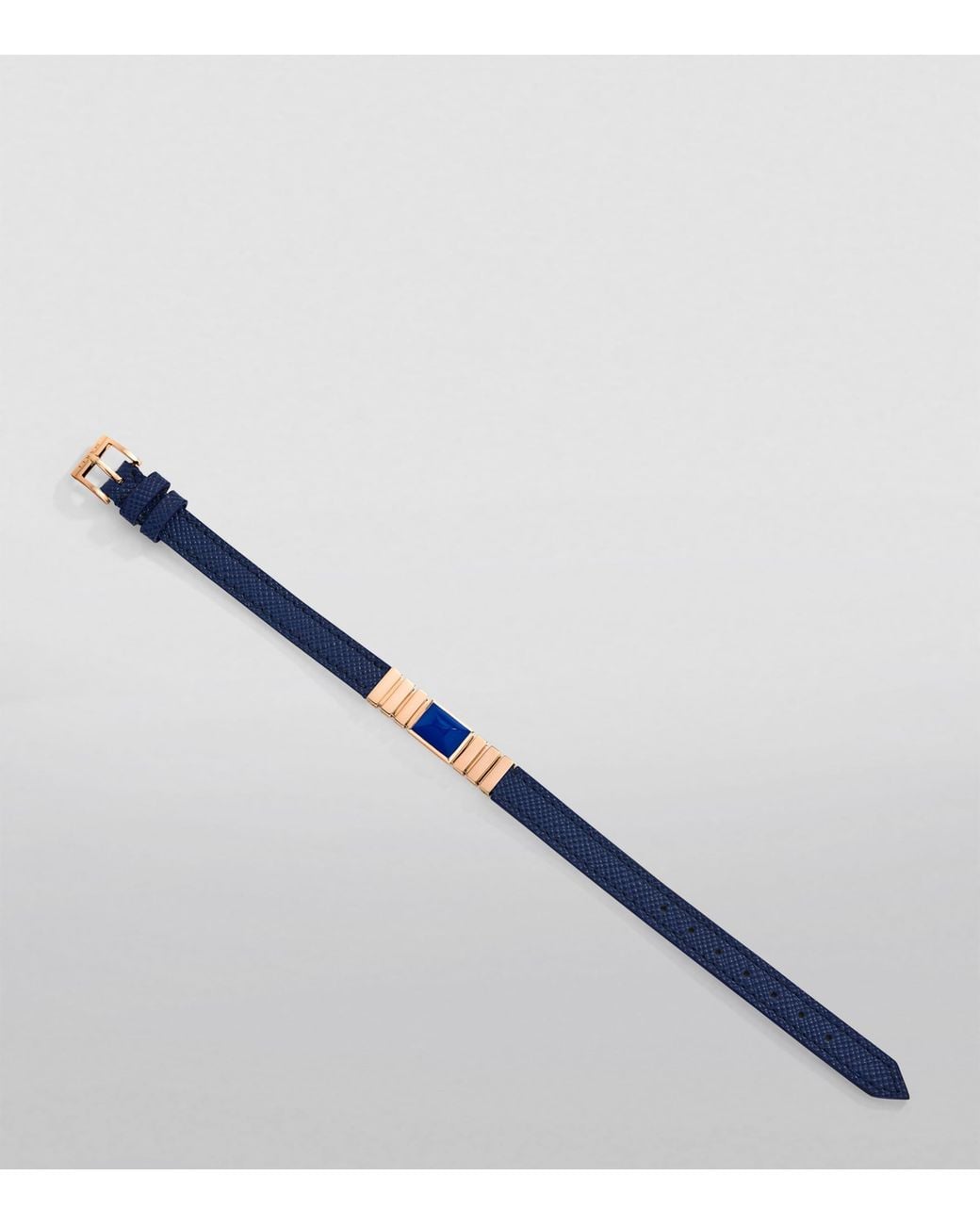 Marli New York Blue And Saffiano Leather Unii Bracelet