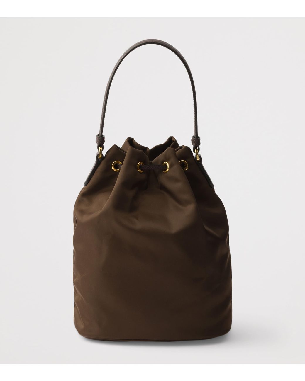 Prada Black Re-Nylon Duet Bucket Bag