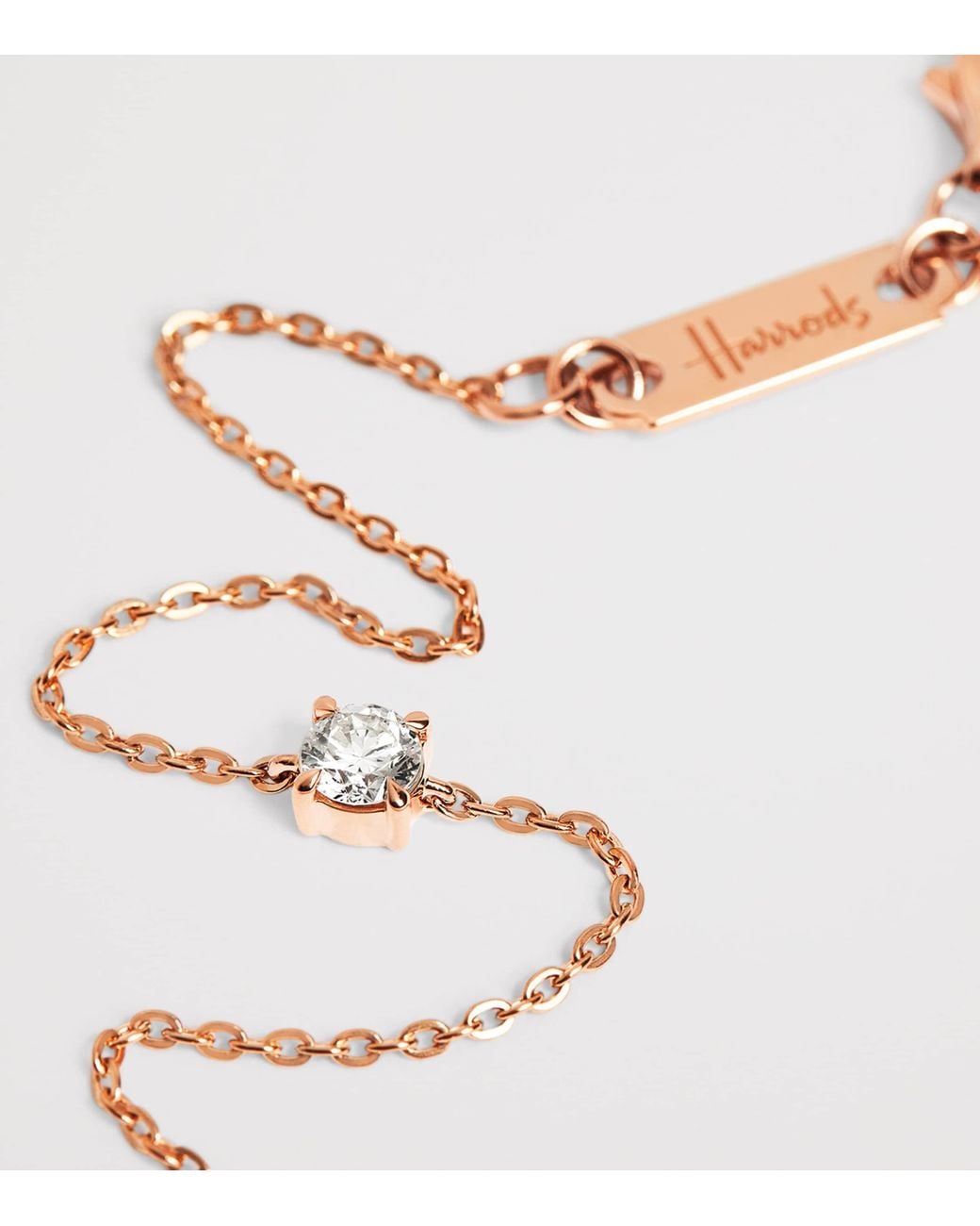 Harrods Metallic And Diamond Bracelet