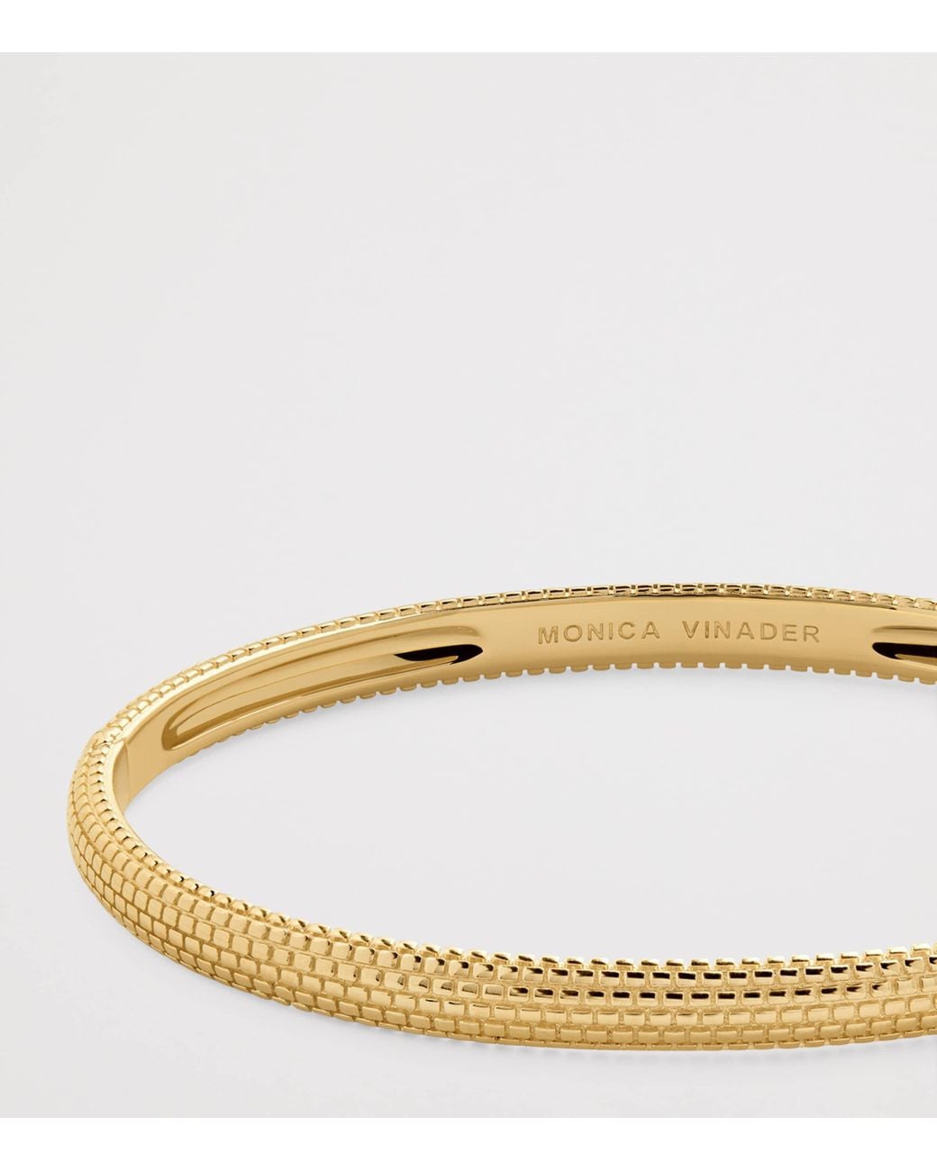 Monica Vinader Brown Vermeil Heirloom Bangle