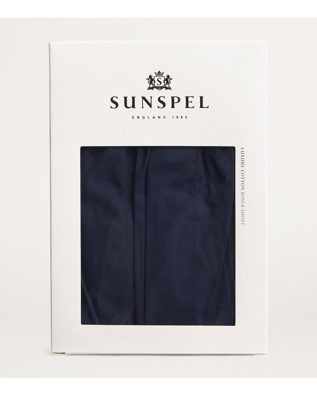 Sunspel Blue Cotton Classic Boxer Shorts for men