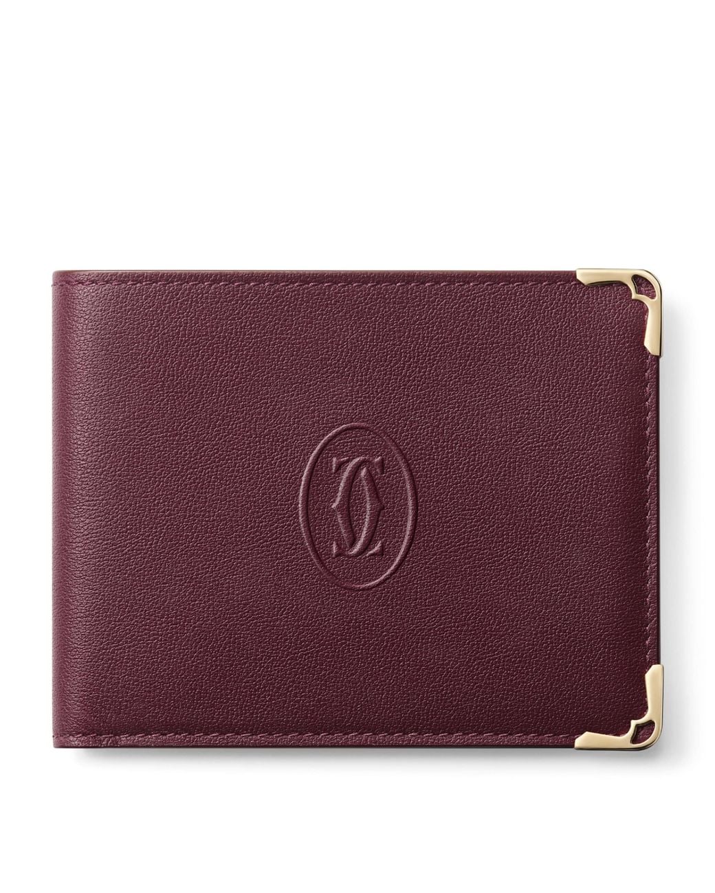 Cartier Purple Leather Must De Wallet for men