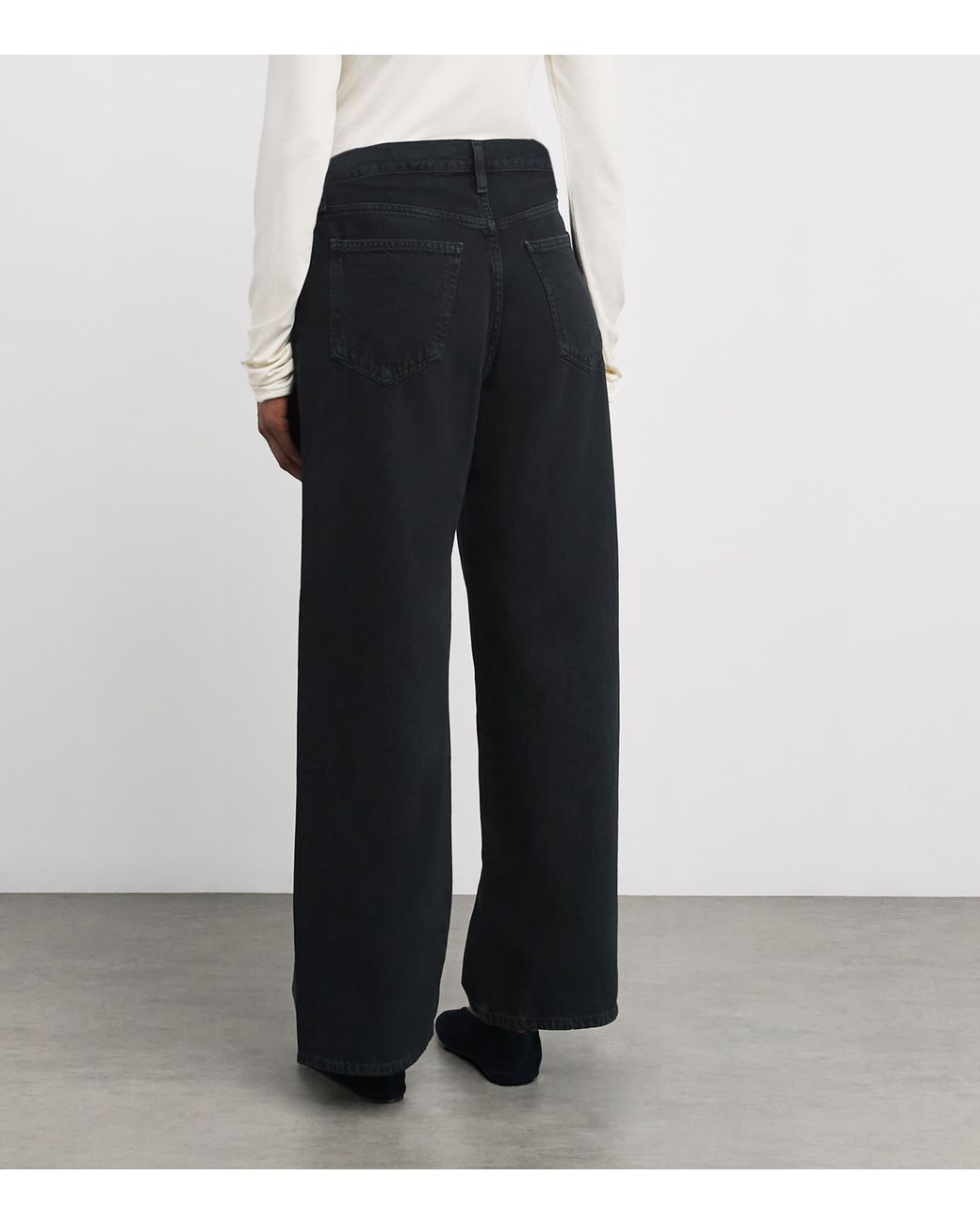Agolde Blue The Low-Slung Baggy Jeans