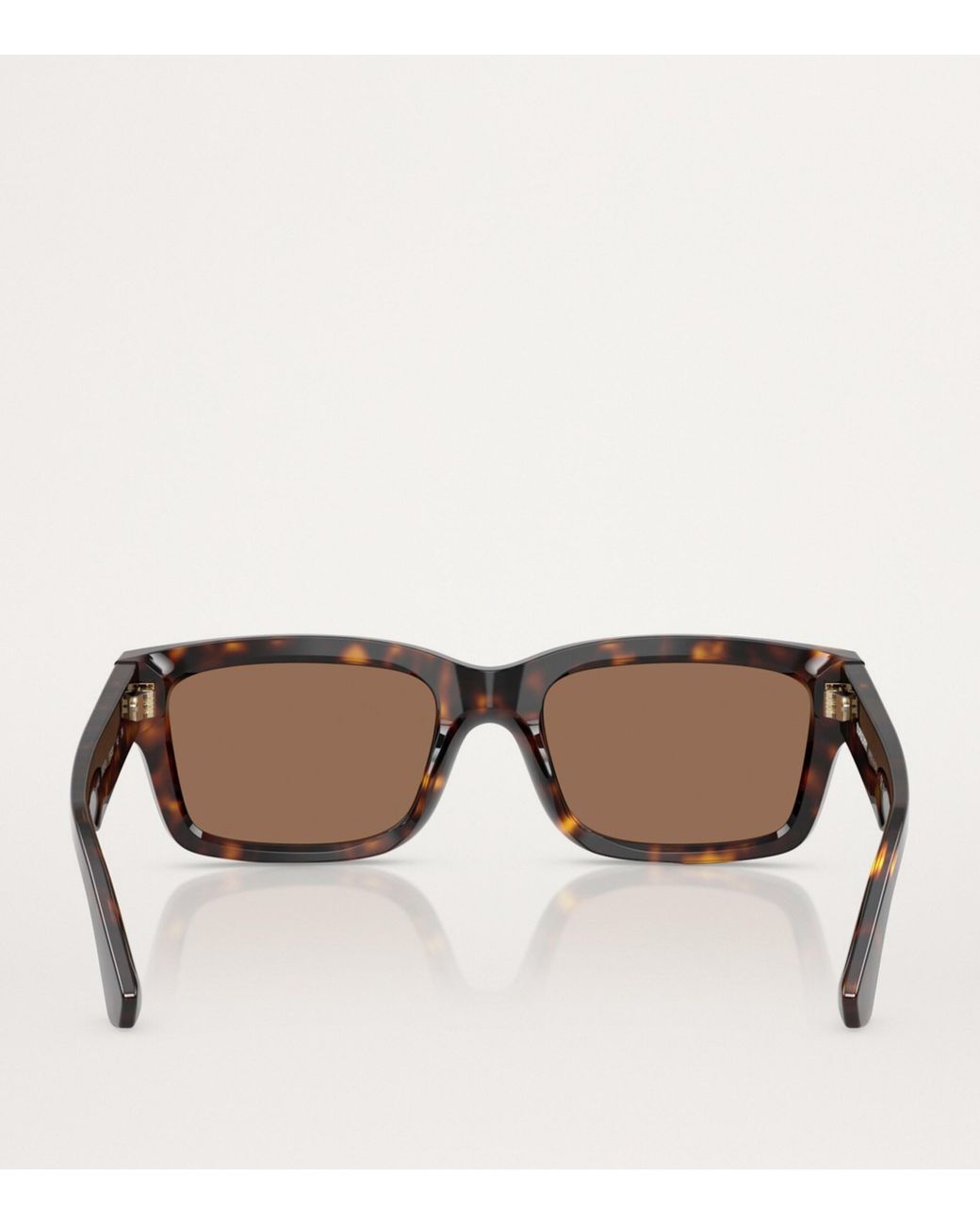 Burberry Brown Acetate Square Sunglasses