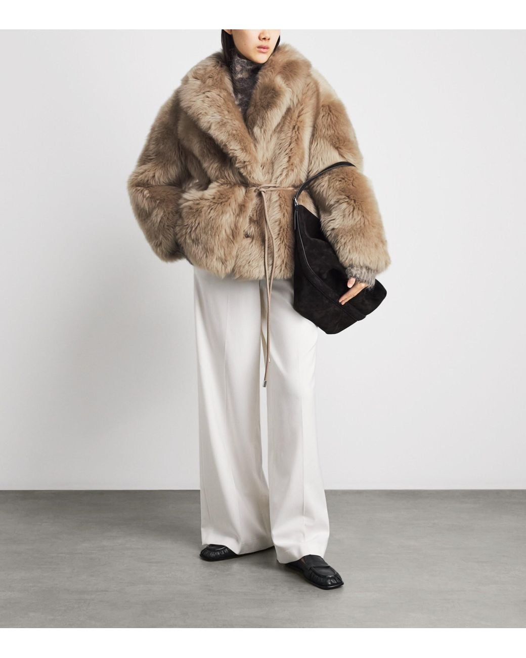 Mackage Natural Shearling Ali Coat