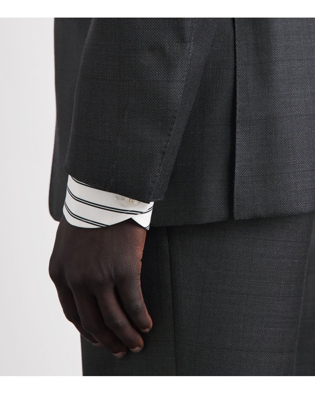 Tom Ford Black Wool Check O'Connor 2-Piece Suit for men