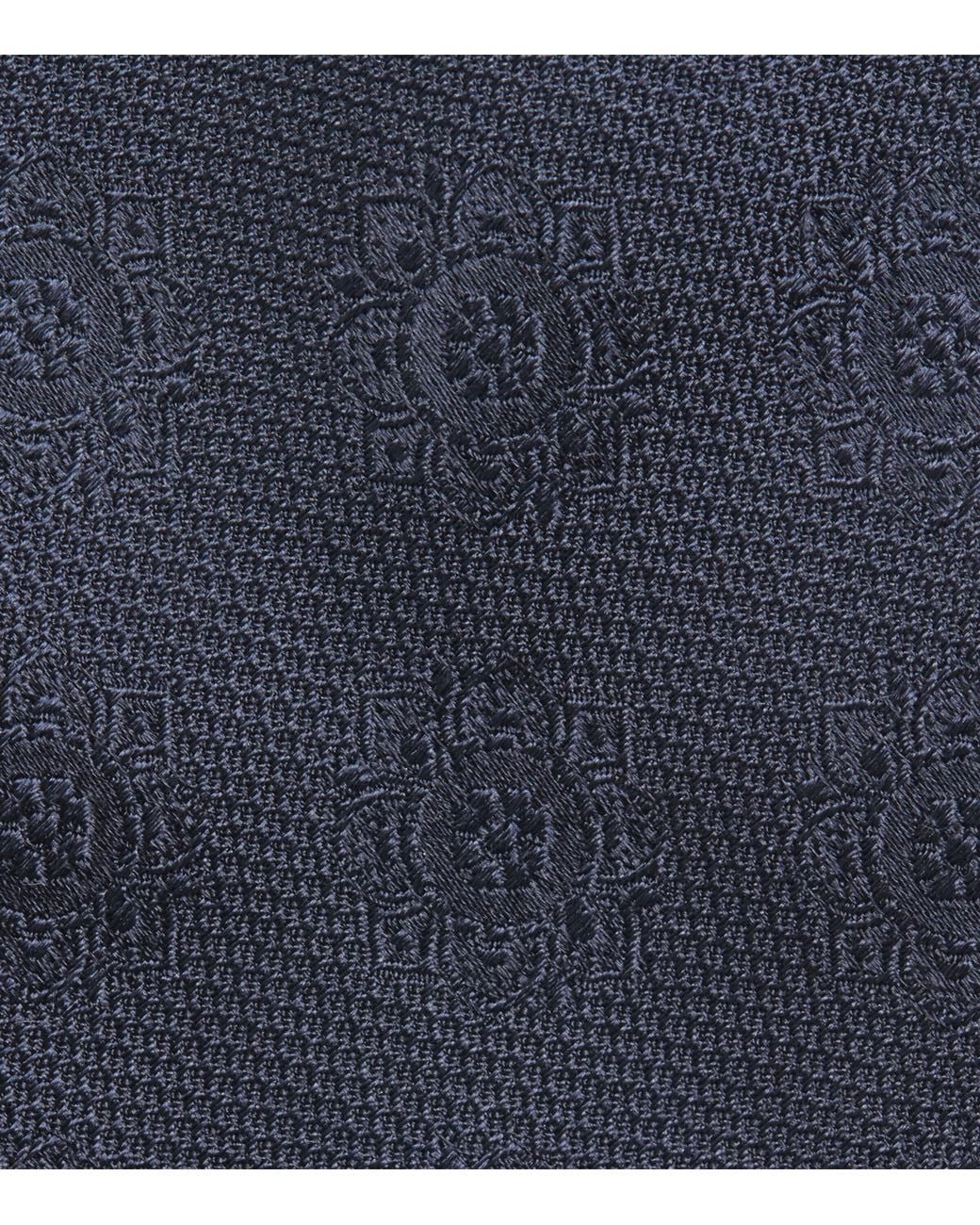 Harrods Blue Silk Floral Jacquard Tie for men